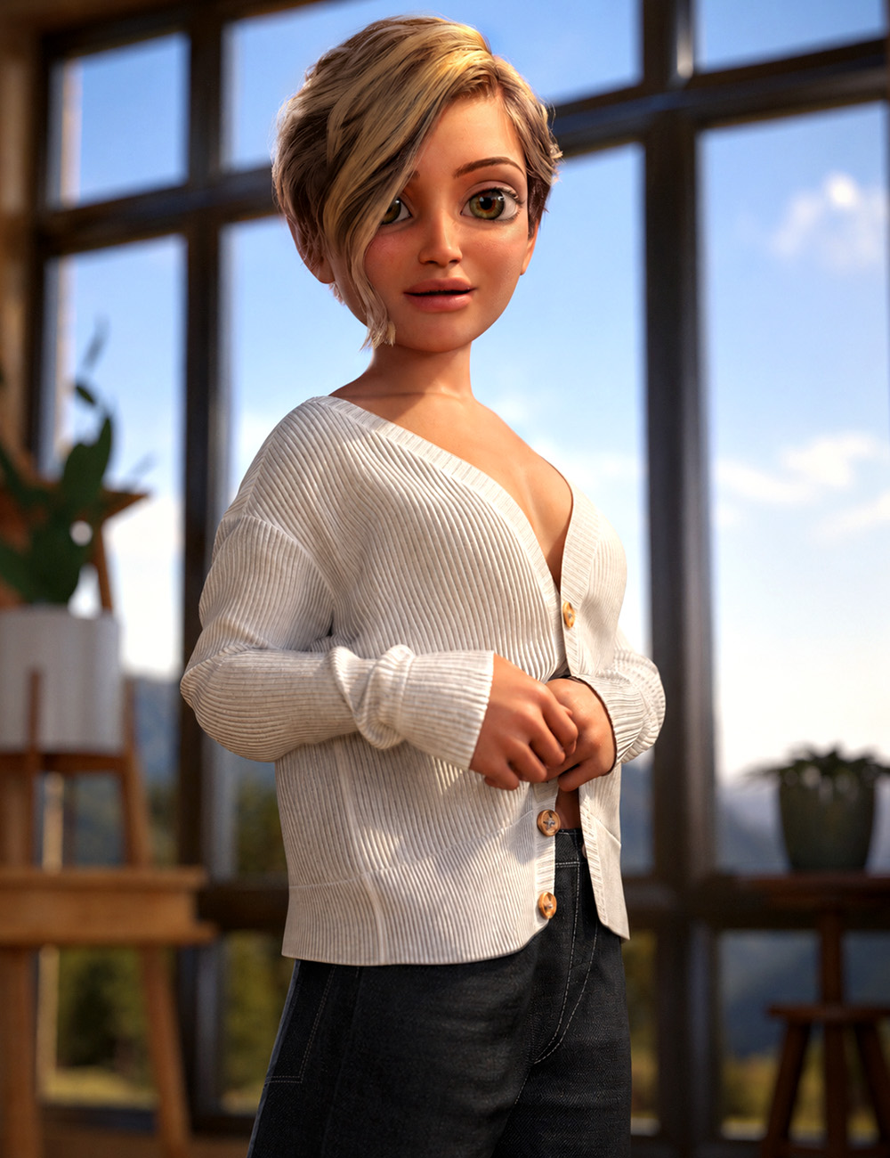 Nia for Genesis 9 by: , 3D Models by Daz 3D