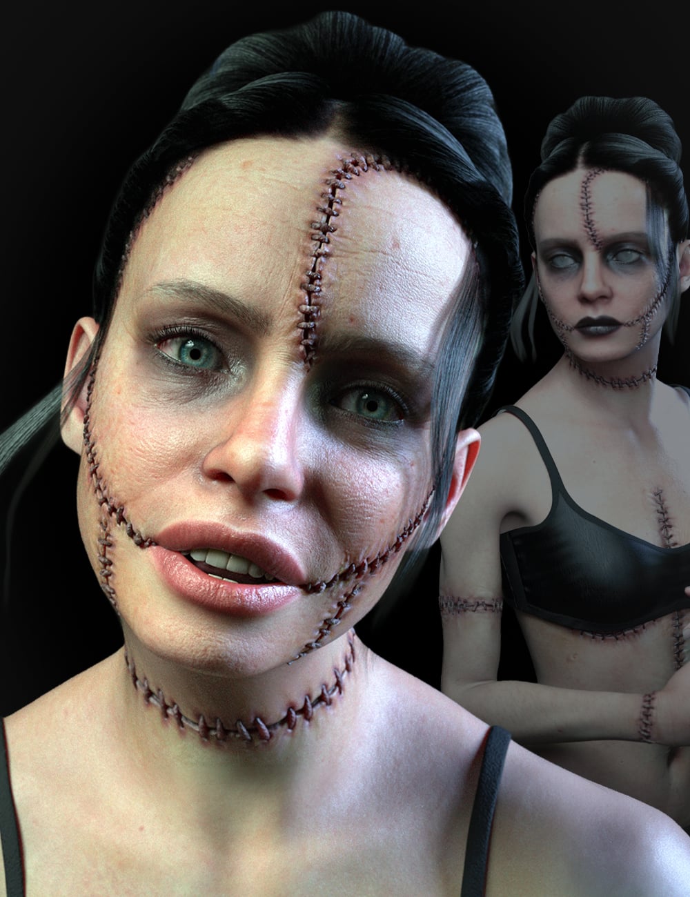 M3D Lysandra HD for Genesis 9 by: Matari3D, 3D Models by Daz 3D