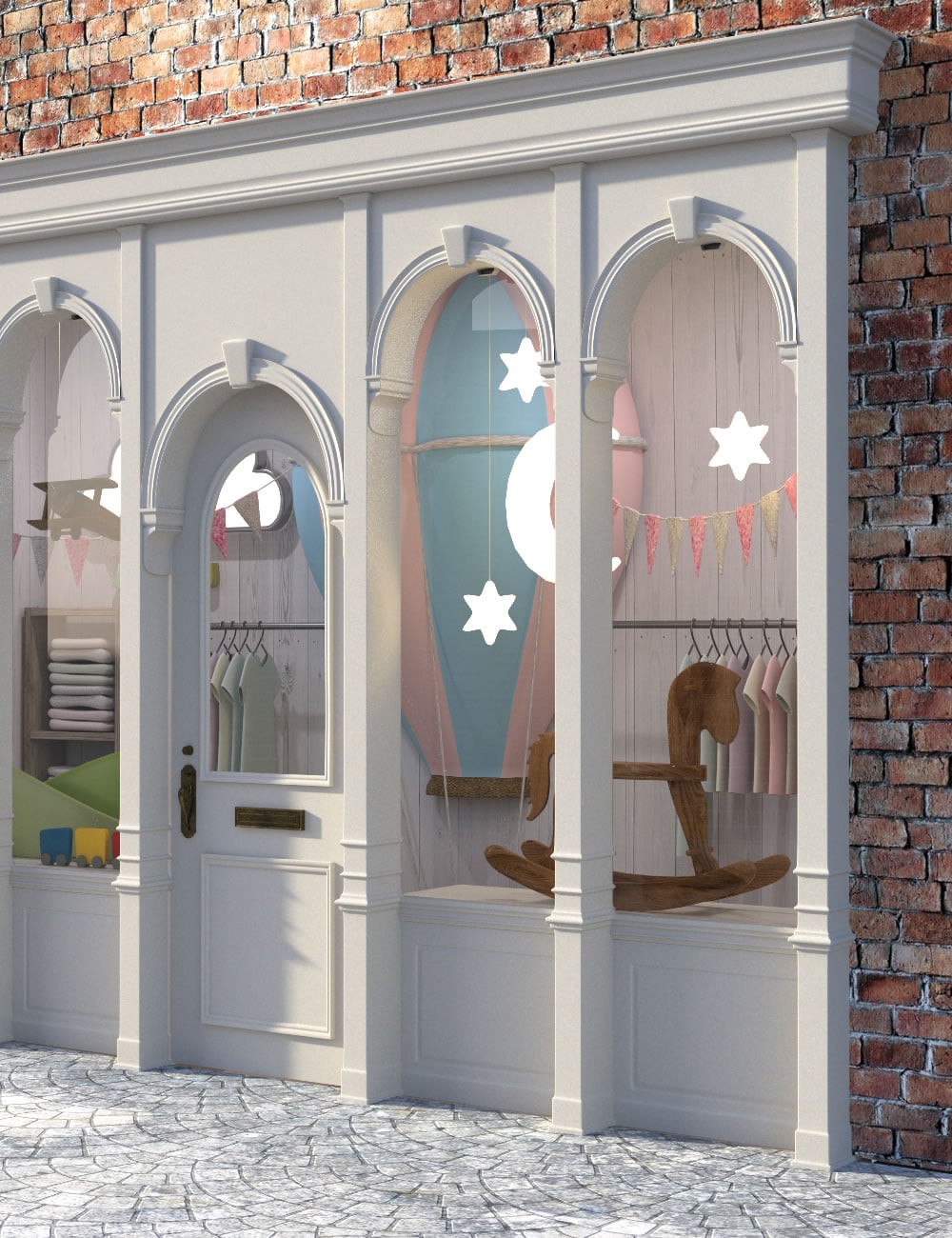 Boutique Front Wonderland by: SilvaAnt3d, 3D Models by Daz 3D