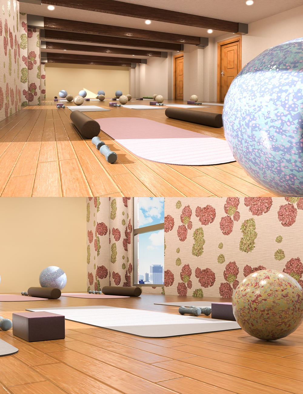 Pilates Studio by: Tesla3dCorp, 3D Models by Daz 3D