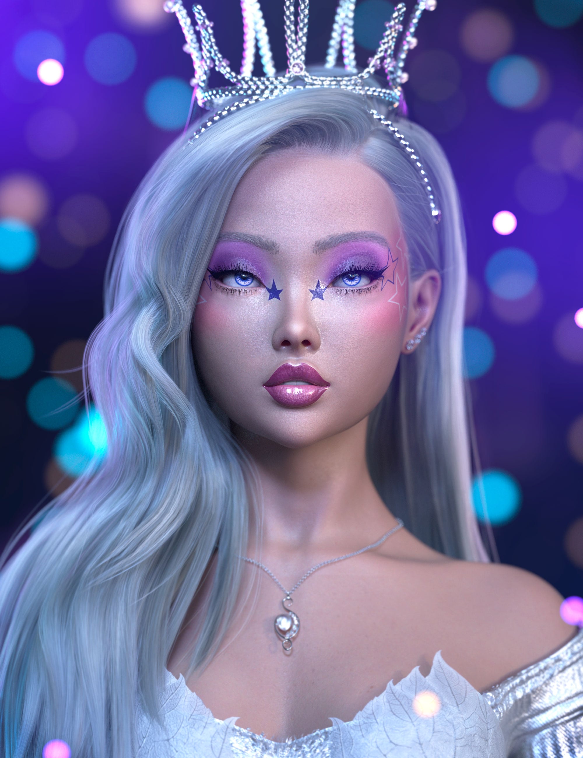 Starstruck LIE Presets For Genesis 9 by: 3D SugarCosmoXpressionFriendship Studio, 3D Models by Daz 3D