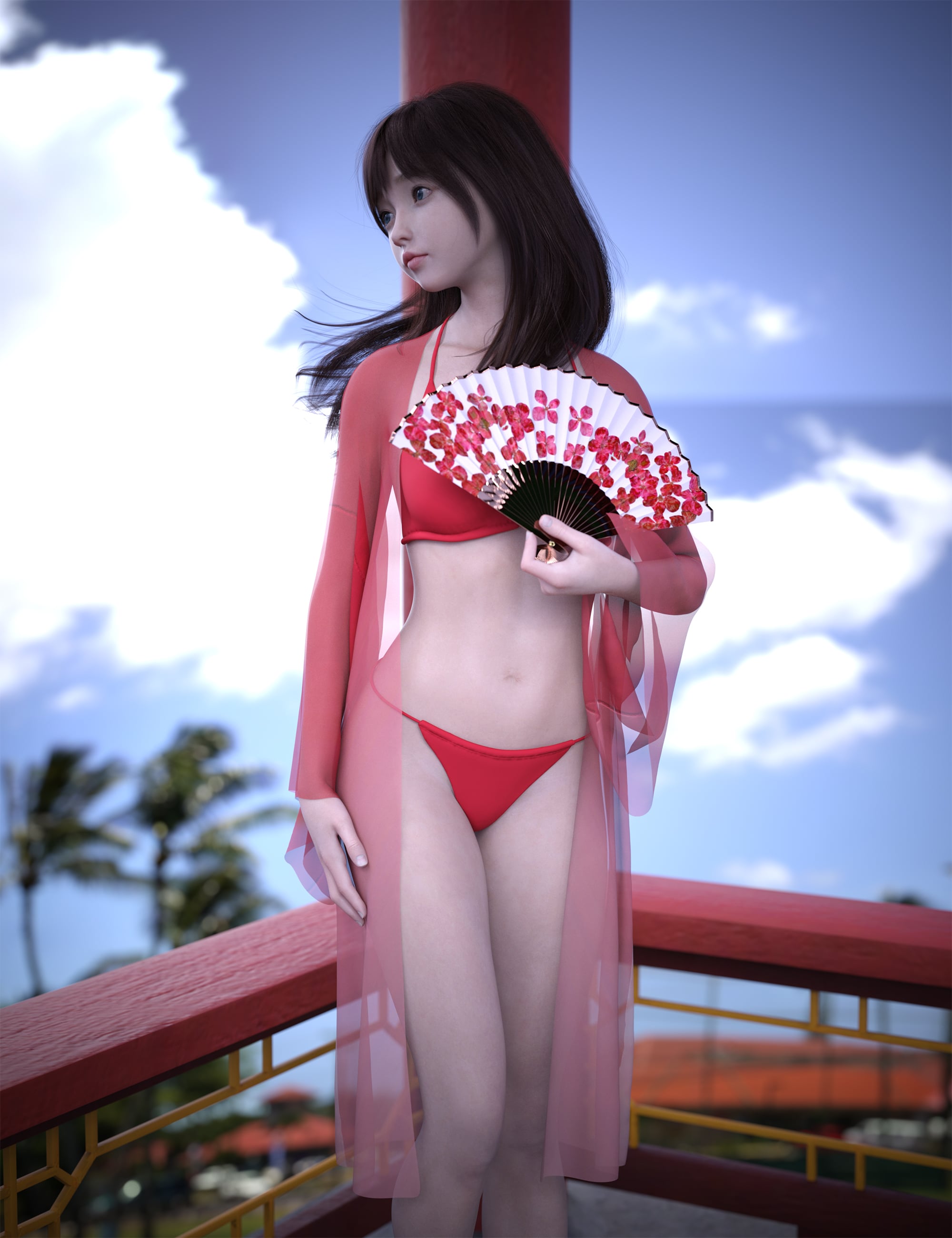 AH dForce Xiomara Outfit For Genesis 9, 8 and 8.1 Female by: Avatar Haven, 3D Models by Daz 3D