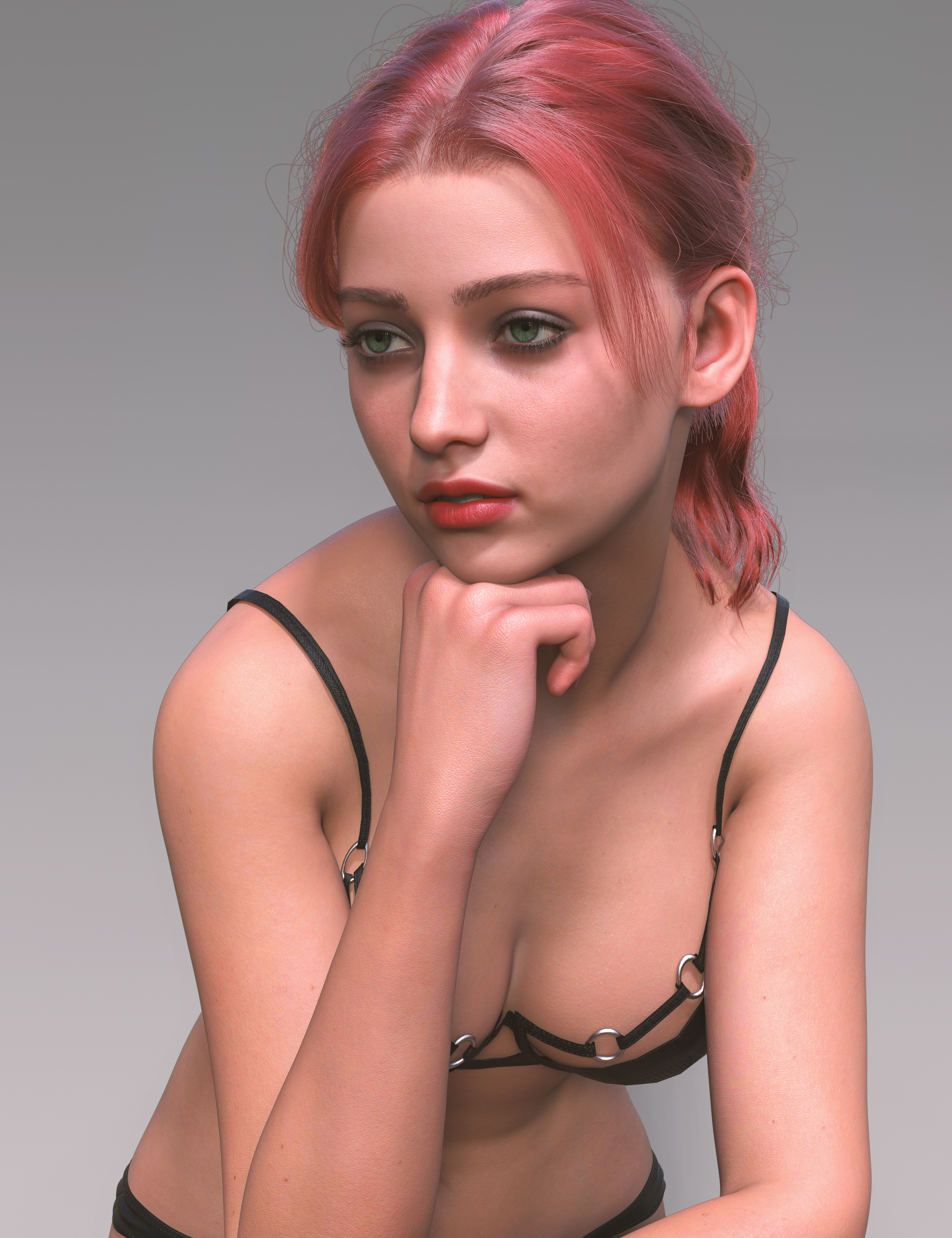 Shanaya HD with Expression for Genesis 9 by: bluejaunte, 3D Models by Daz 3D