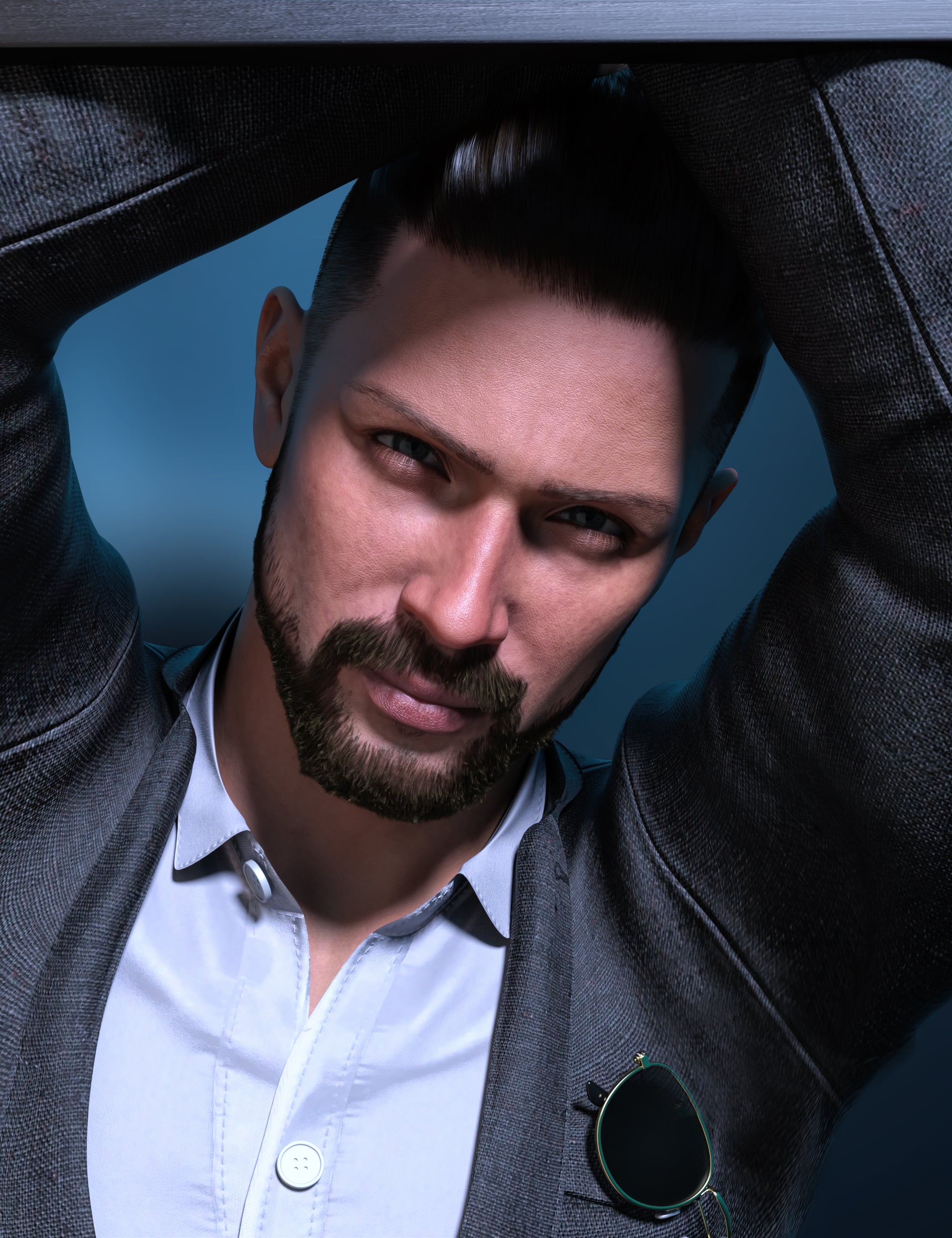 Z What A Man Expressions for Genesis 9 by: Zeddicuss, 3D Models by Daz 3D