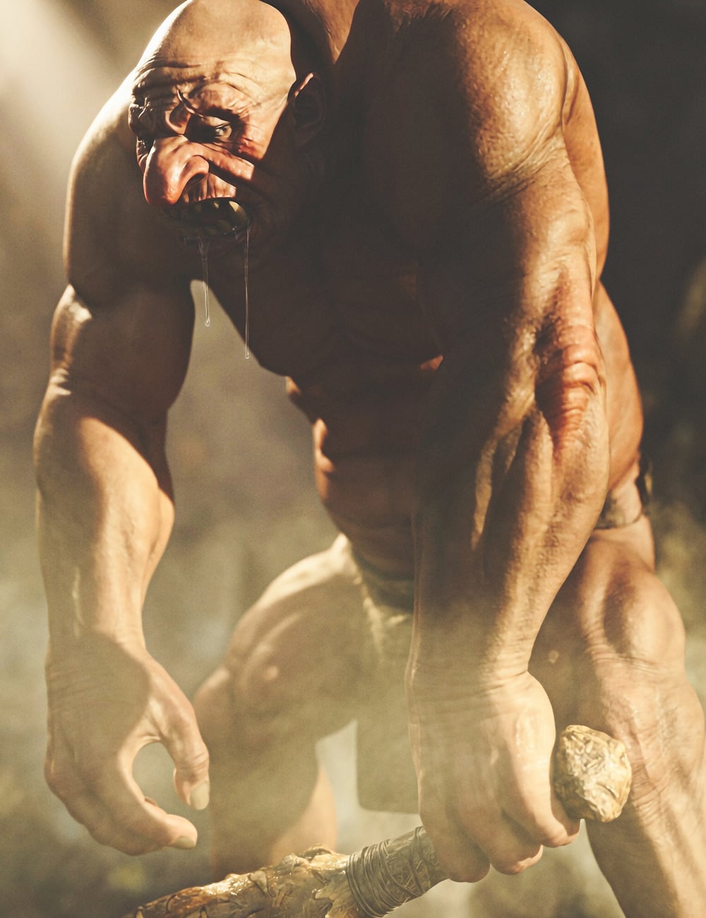 Cave Troll HD for Genesis 9 by: Feng, 3D Models by Daz 3D