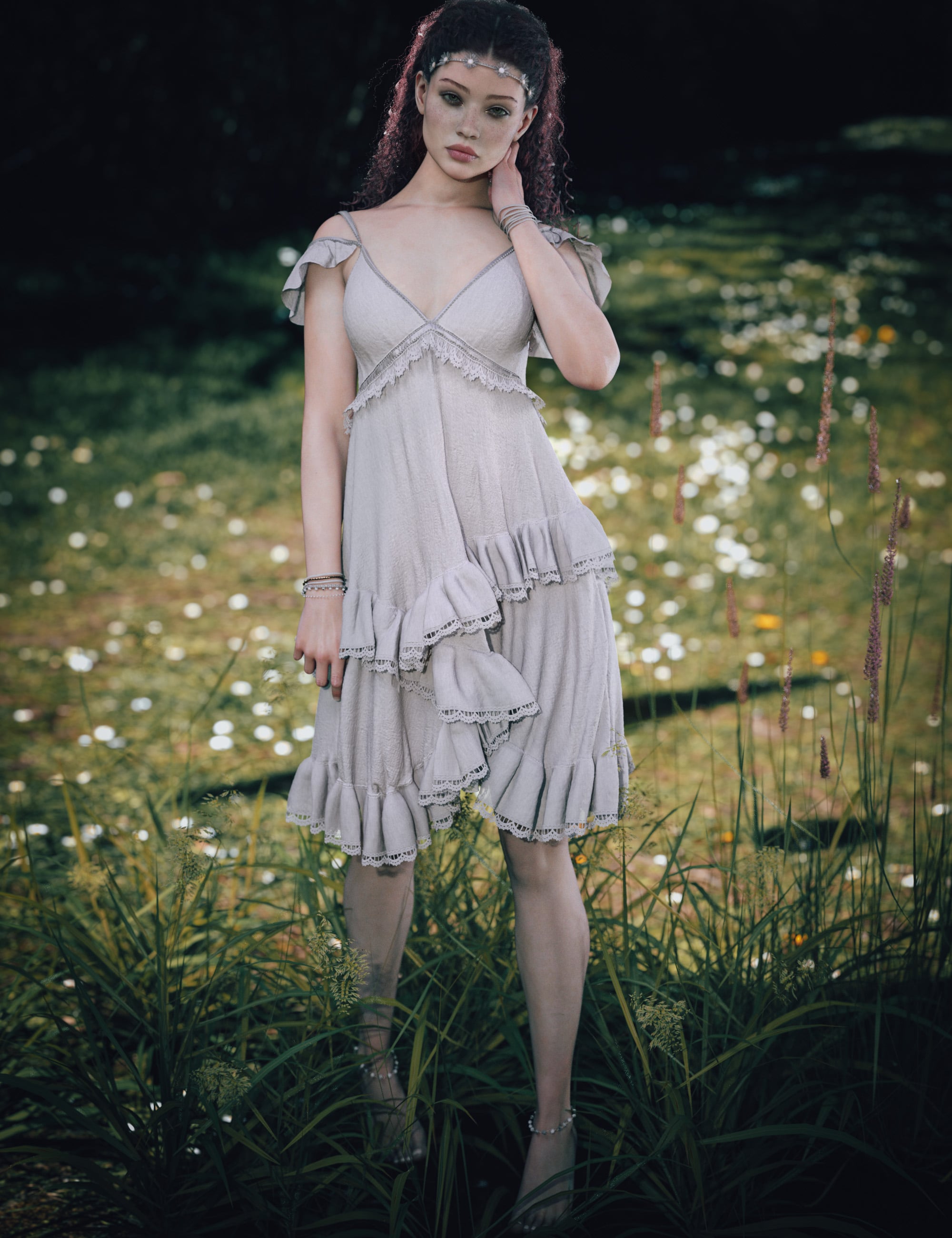 dForce CB Bodi Clothing Set for Genesis 9 by: CynderBlue, 3D Models by Daz 3D