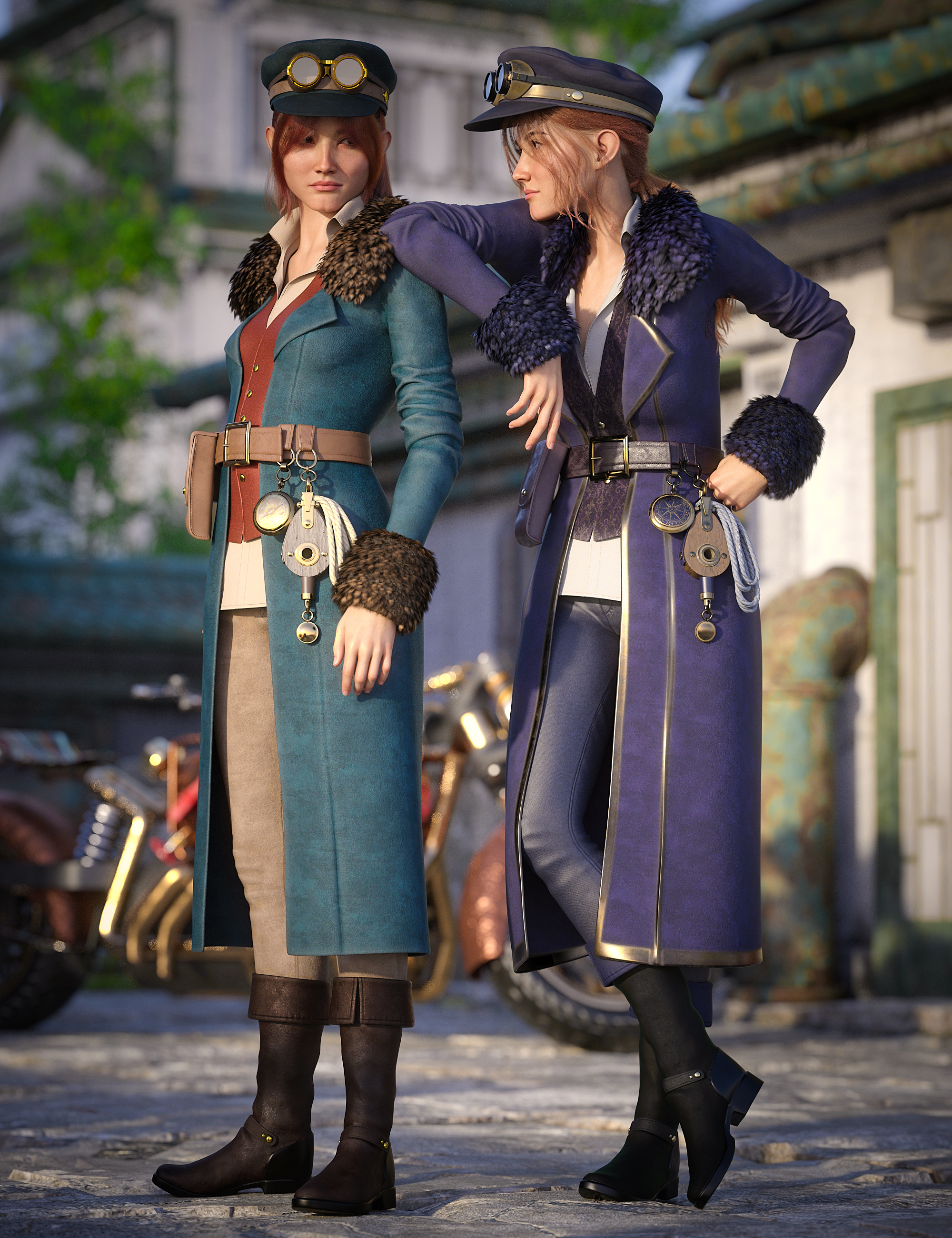 Stormline Outfit for Genesis 9 Add On Textures by: Mada, 3D Models by Daz 3D