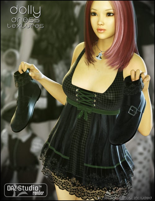 Dolly Dress Textures Dolly Dress Textures by: Sarsa, 3D Models by Daz 3D