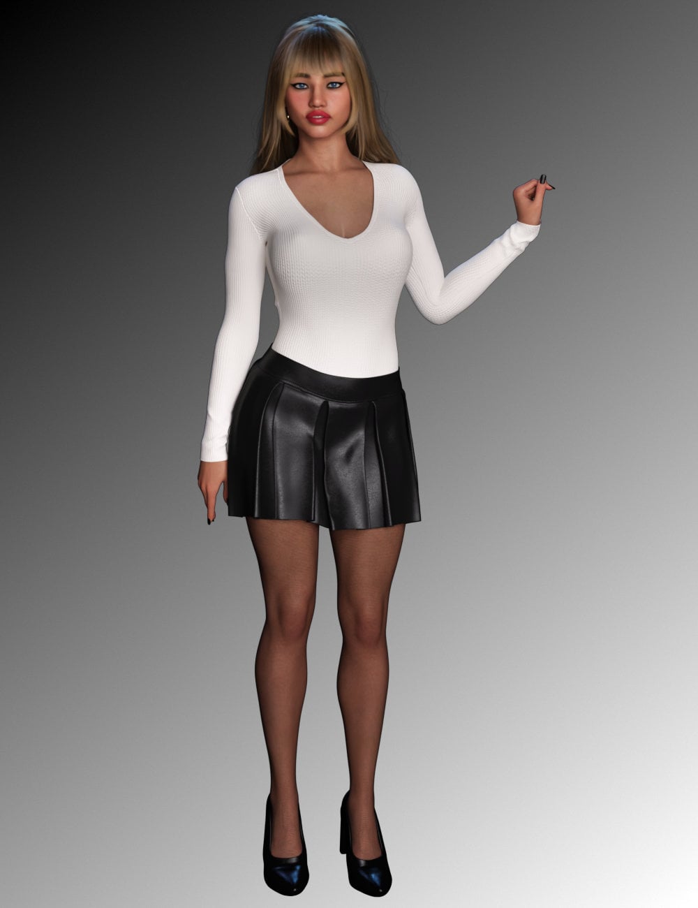 FG dForce Stylish Girl for Genesis 9 Feminine by: IronmanFugazi1968, 3D Models by Daz 3D