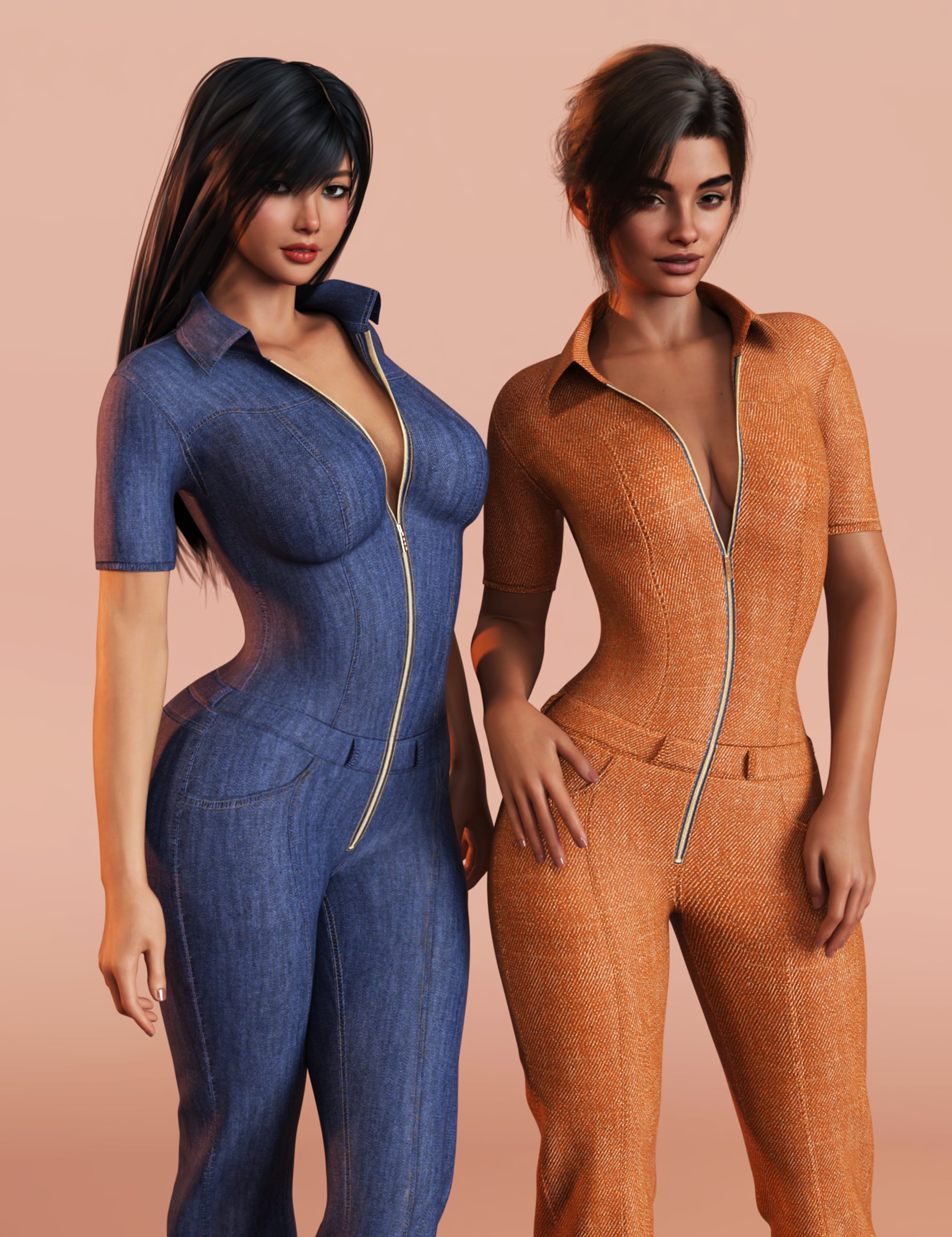 M8 dForce Ready To Respawn Jumpsuit for Genesis 9 Texture Add-On by: Modu8, 3D Models by Daz 3D