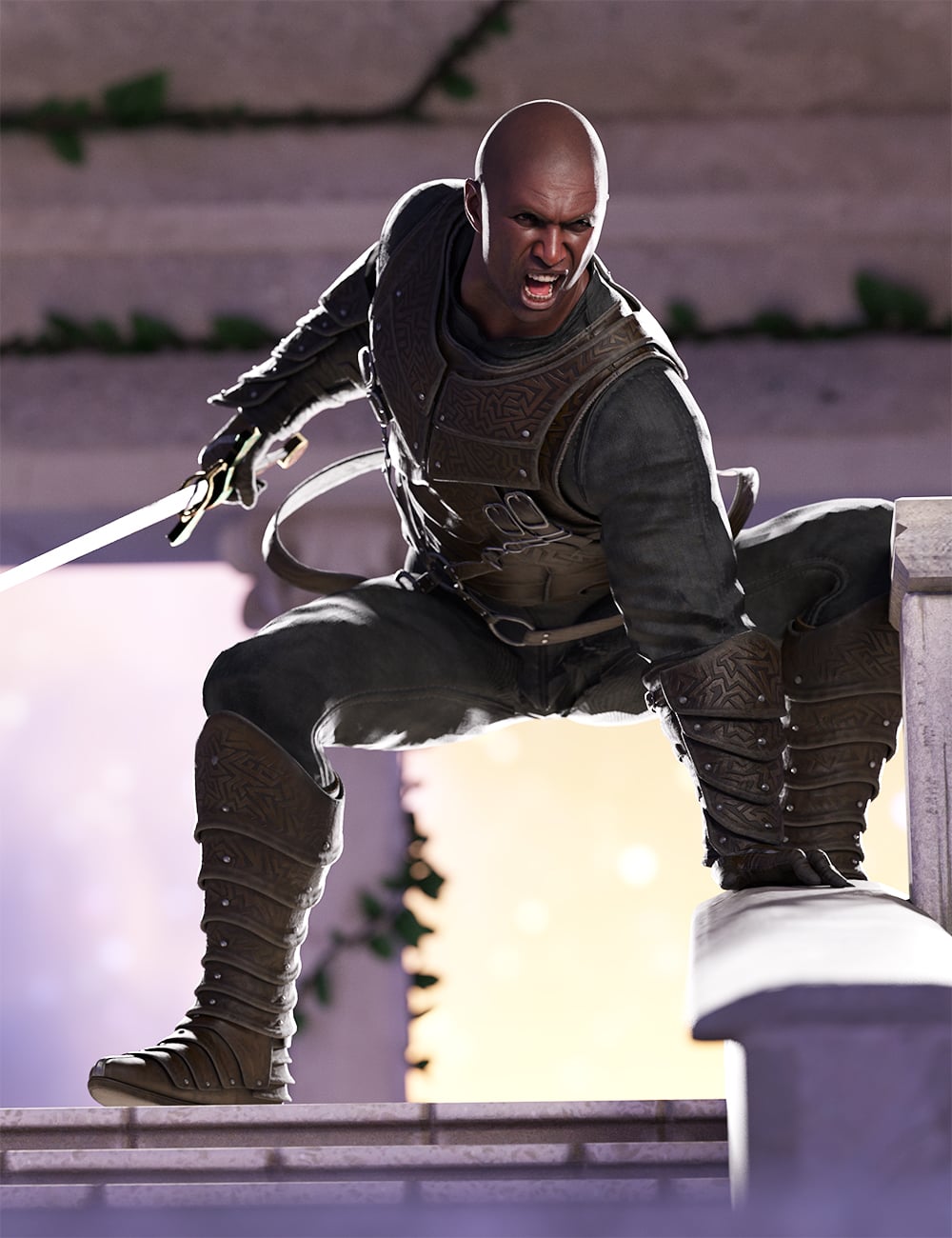 God Slayer Poses for Axel 9 by: Ensary, 3D Models by Daz 3D