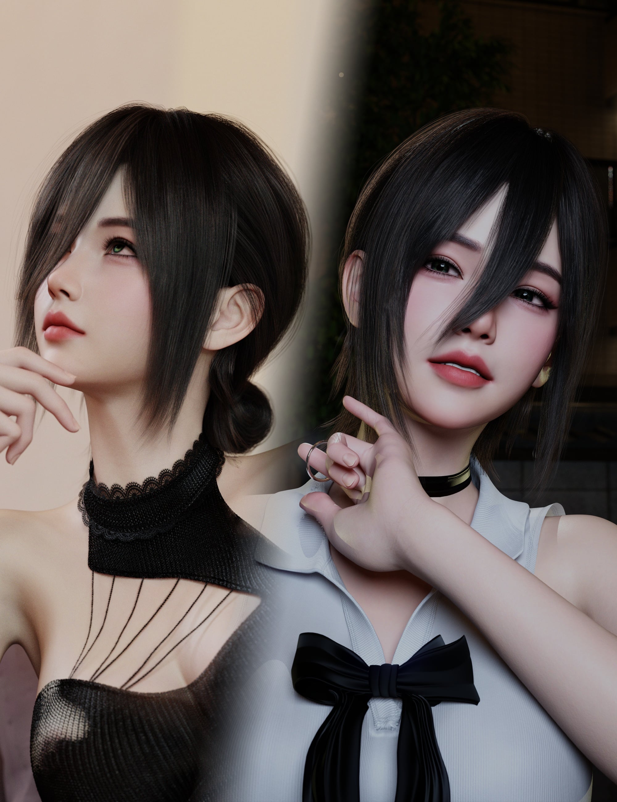 Noki Mirel HD for Genesis 9 Bundle by: Noki Saki, 3D Models by Daz 3D