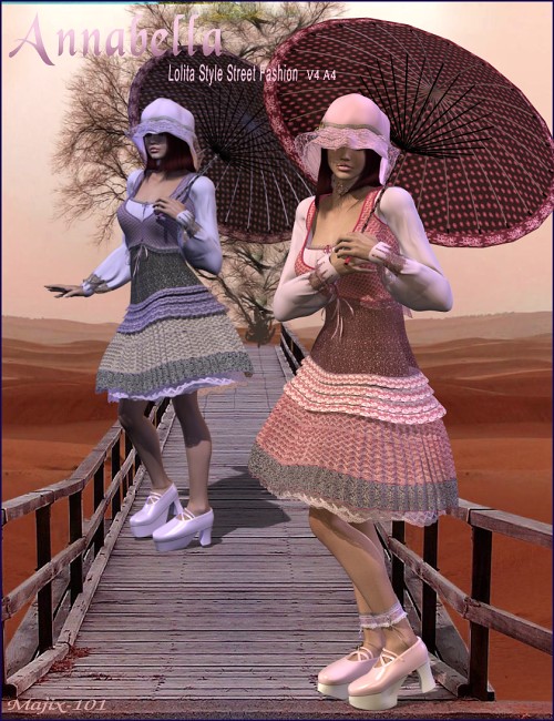 Annabella Fantasy Clothes by: Magix 101, 3D Models by Daz 3D