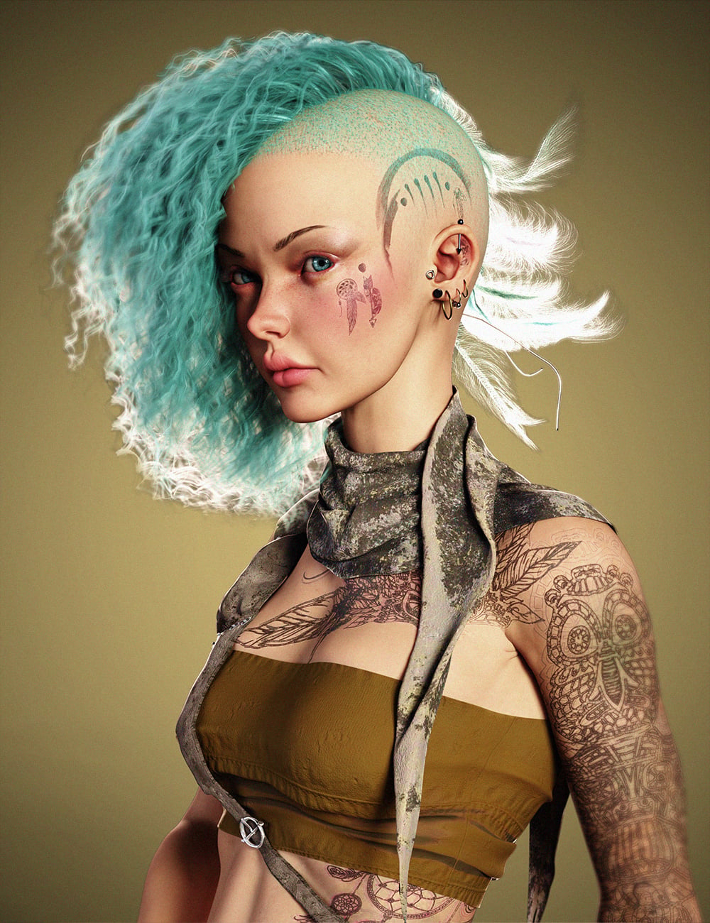 Solarix HD for Genesis 9 by: Chrryt, 3D Models by Daz 3D