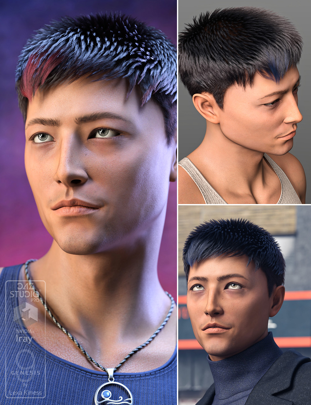 Min-Su HD Bundle by: Lexa Kiness, 3D Models by Daz 3D