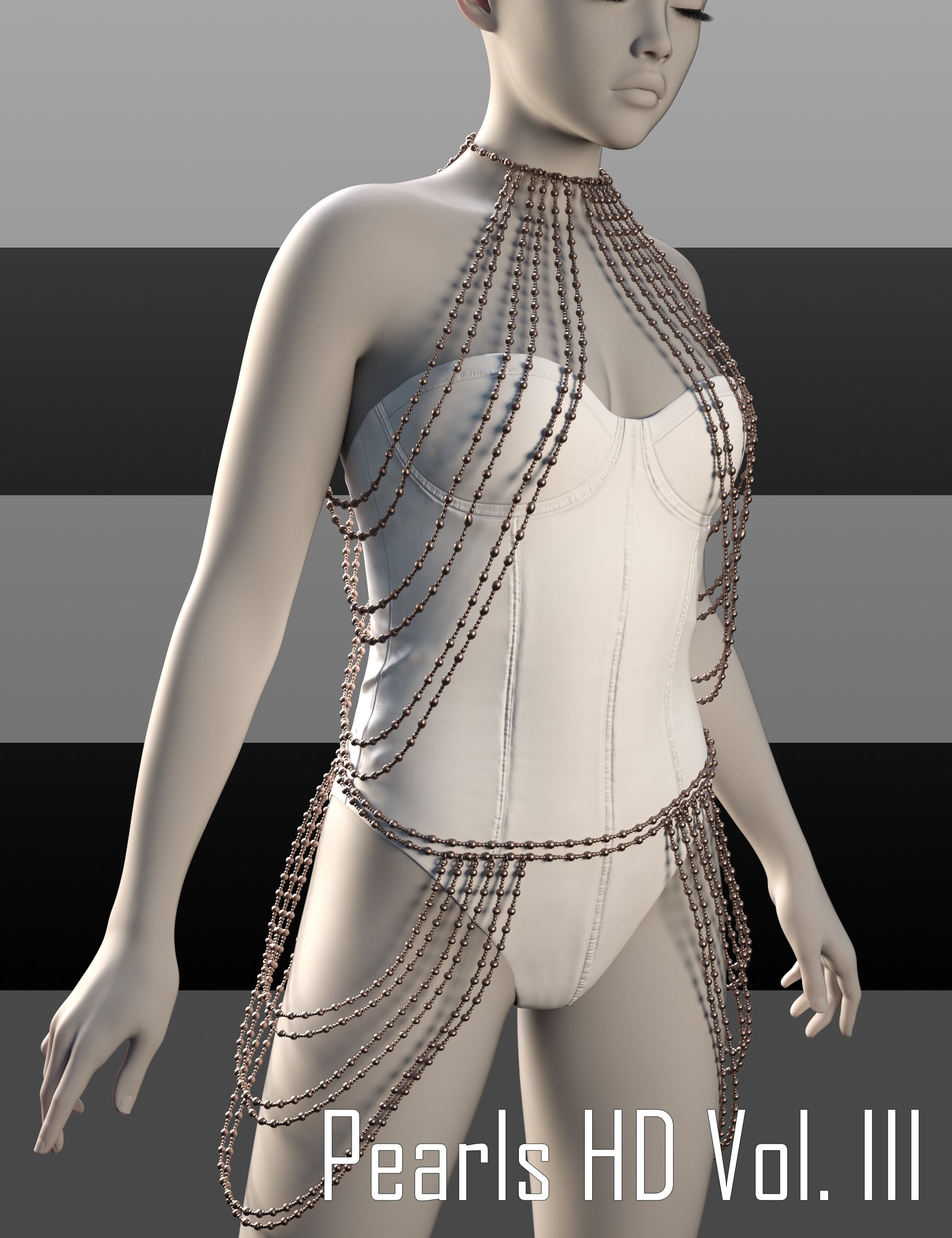 Pearls HD Volume III for Genesis 9 by: Luthbellina, 3D Models by Daz 3D