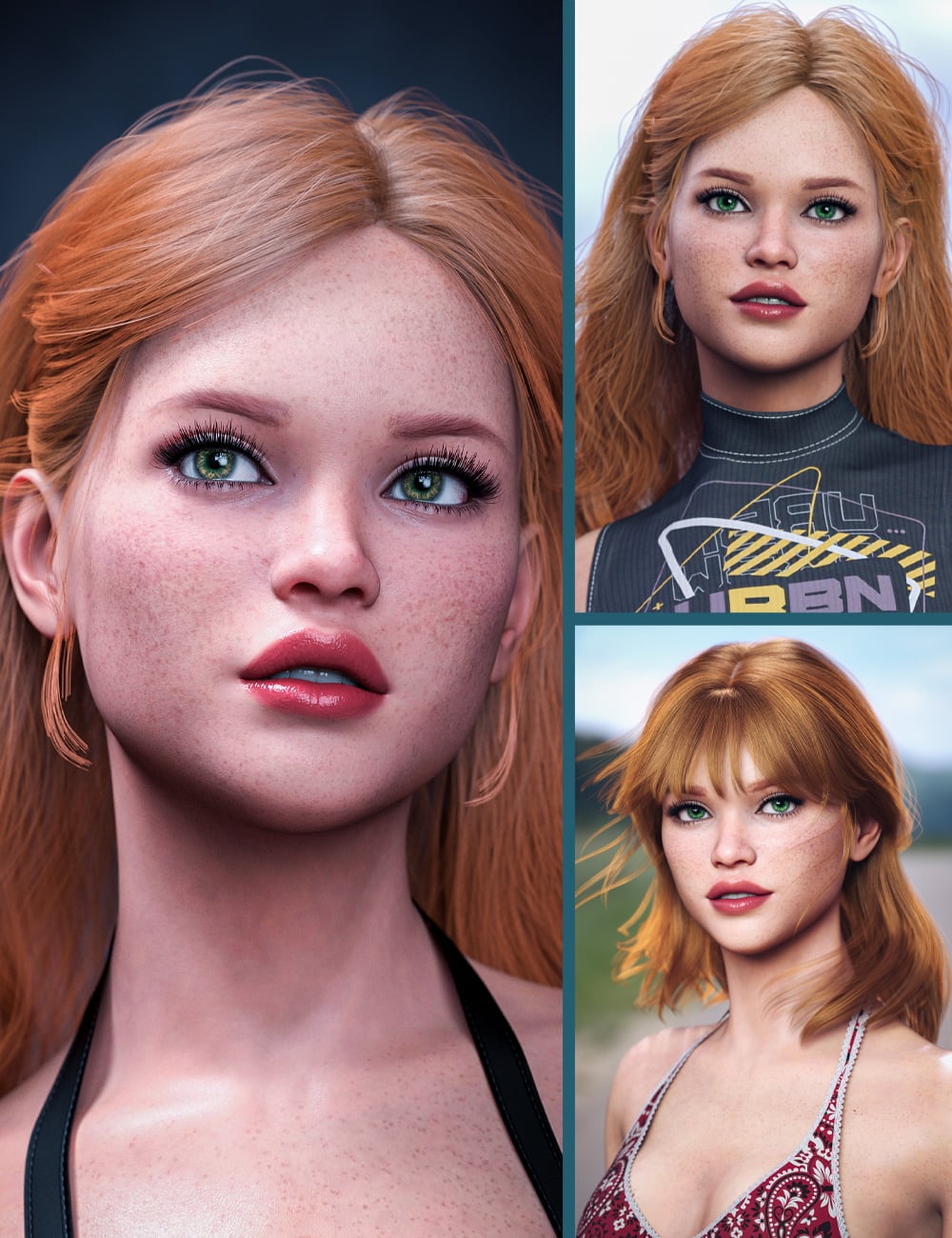 CJ Lola HD For Genesis 9 by: Colm Jackson, 3D Models by Daz 3D