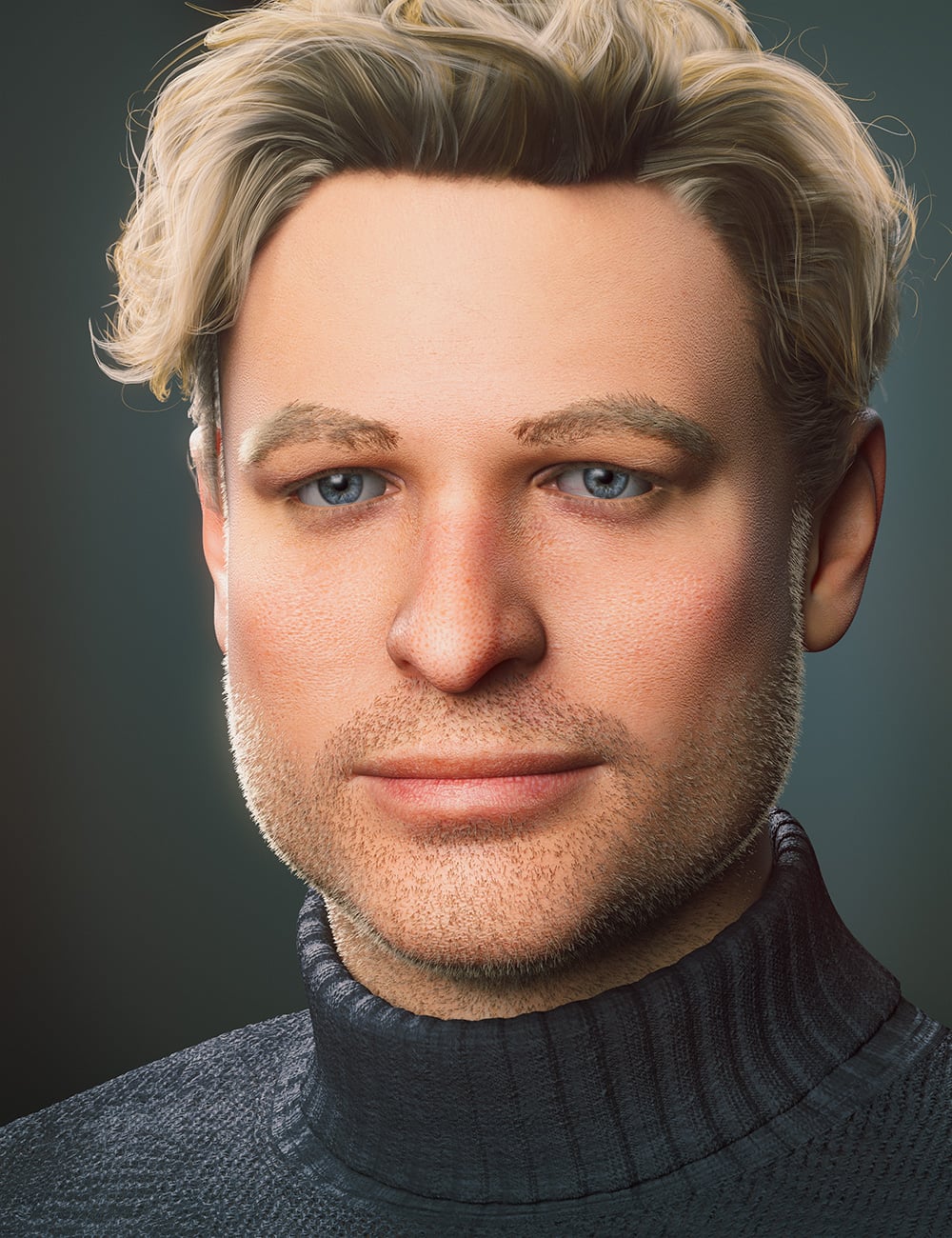 JP Errol HD with dForce Body Hair for Genesis 9 by: Jepe, 3D Models by Daz 3D