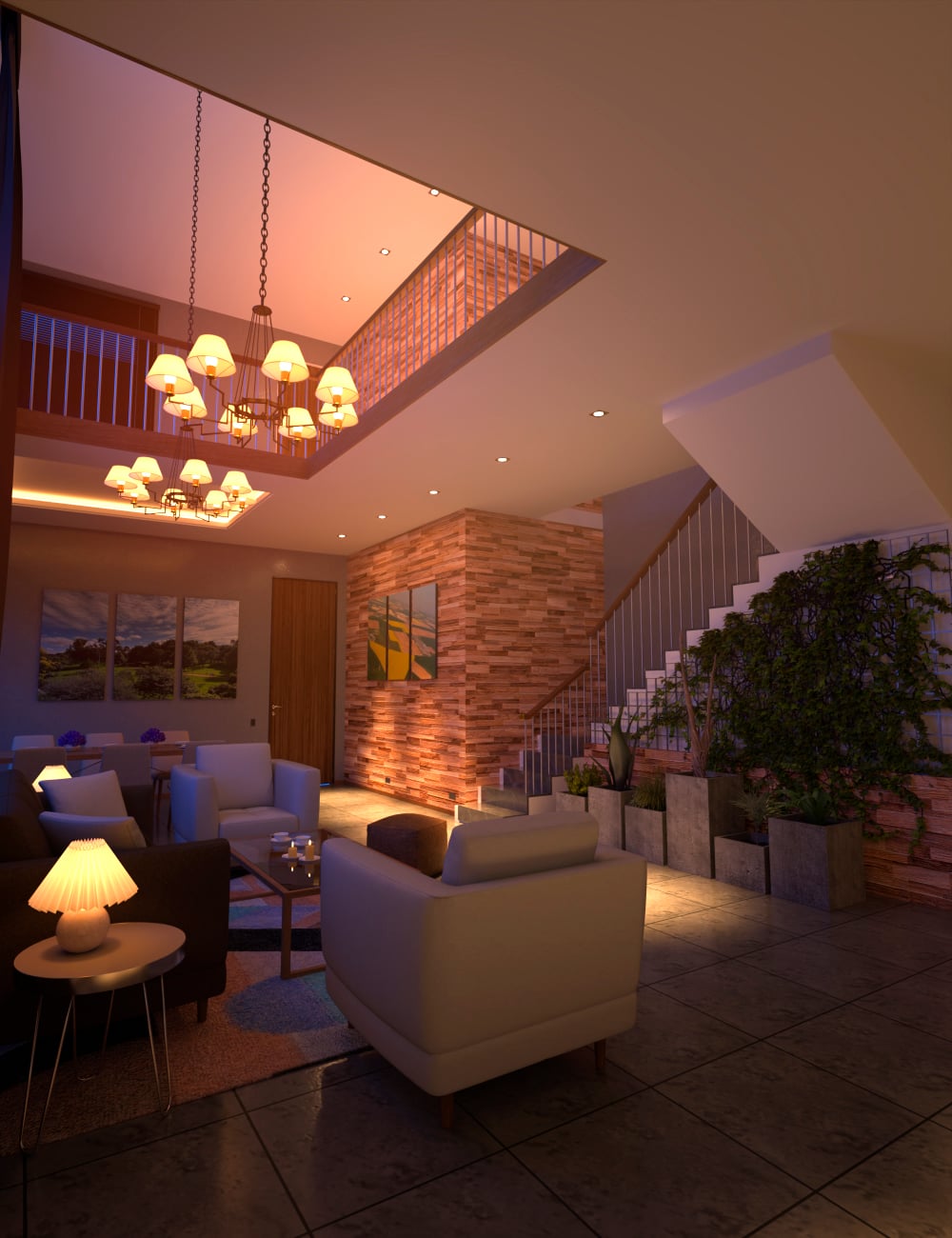 Elemental Warmth Living by: Human, 3D Models by Daz 3D