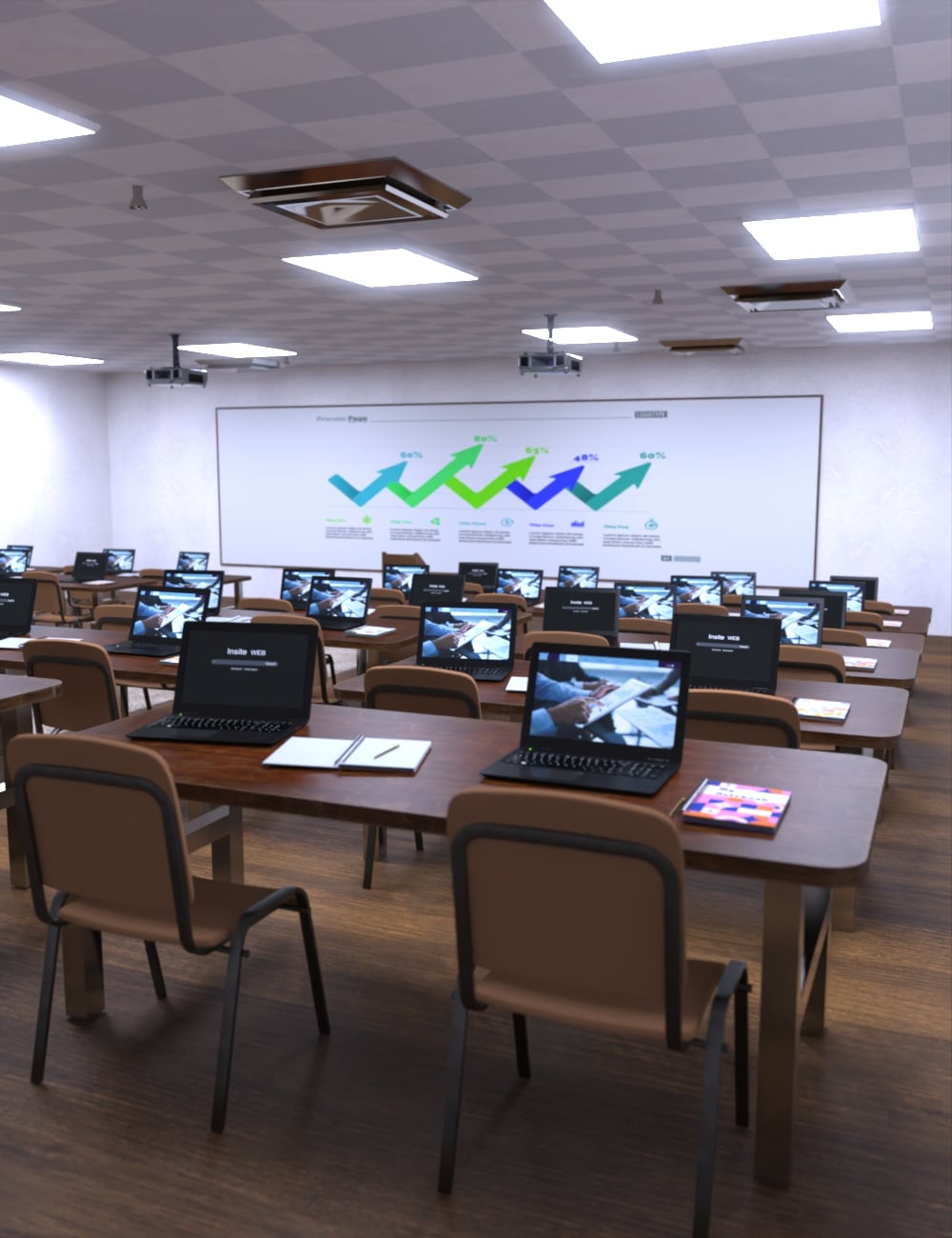AP College Auditorium by: AcharyaPolina, 3D Models by Daz 3D