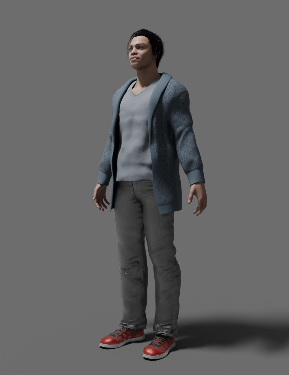 MPLX Joshua for Genesis 9-GLB by: Multiplex, 3D Models by Daz 3D