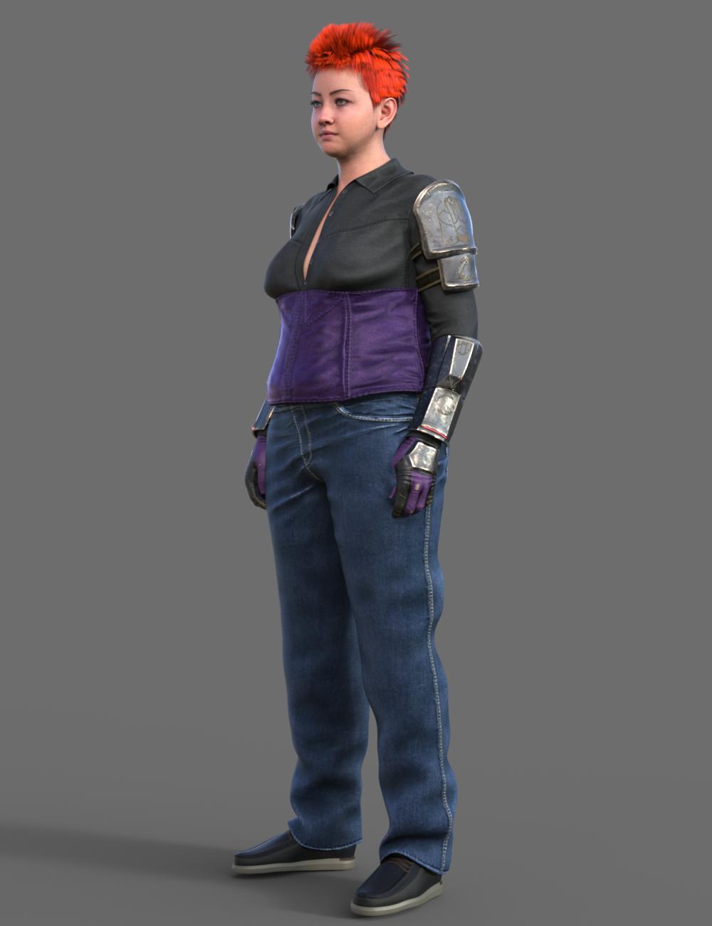 MPLX Riley for Genesis 9 by: Multiplex, 3D Models by Daz 3D