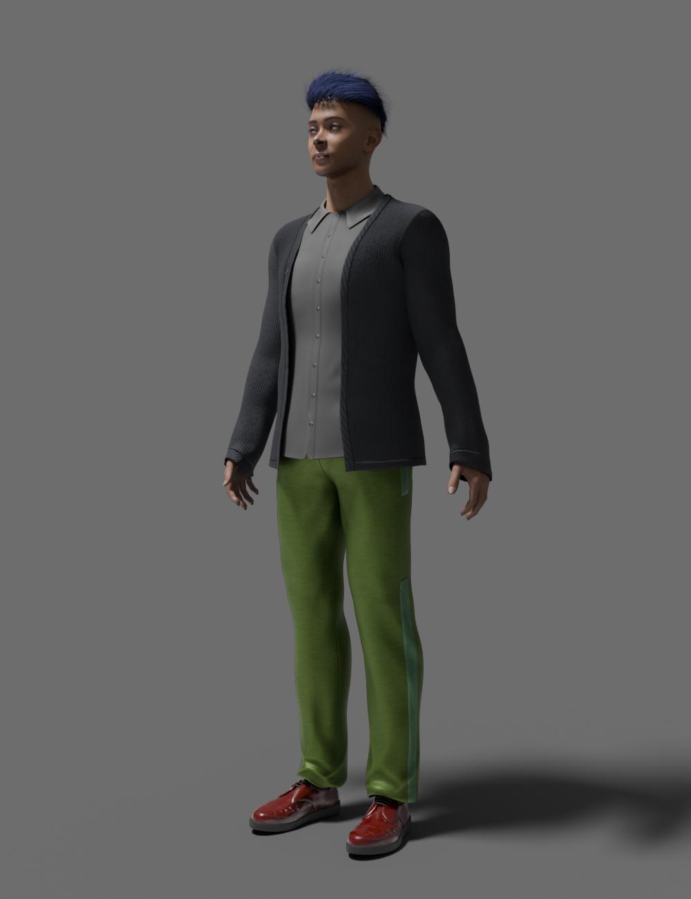 MPLX Alan for Genesis 9-FBX by: Multiplex, 3D Models by Daz 3D