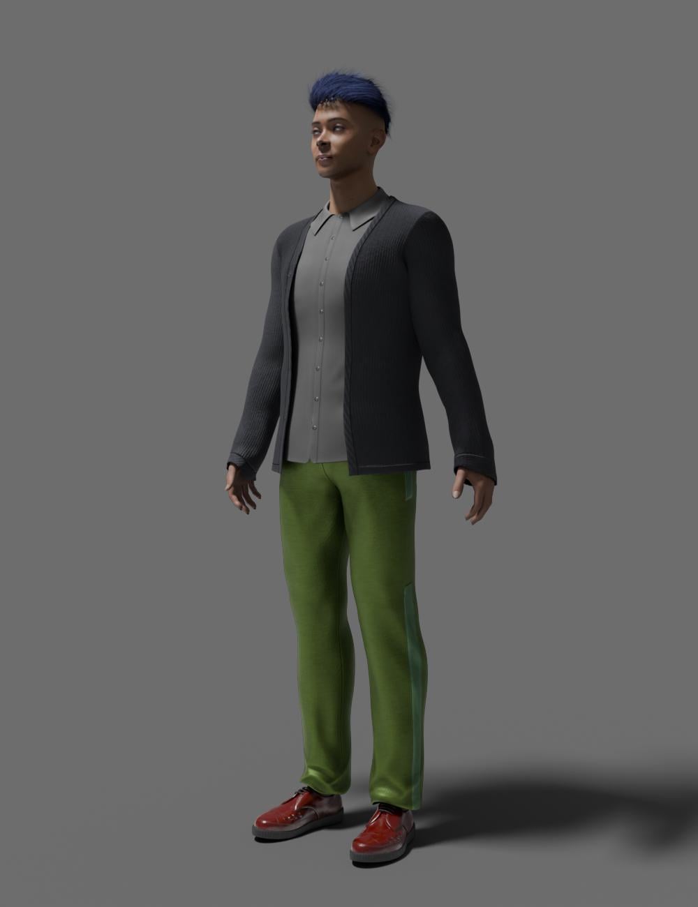 MPLX Alan for Genesis 9-GLB by: Multiplex, 3D Models by Daz 3D