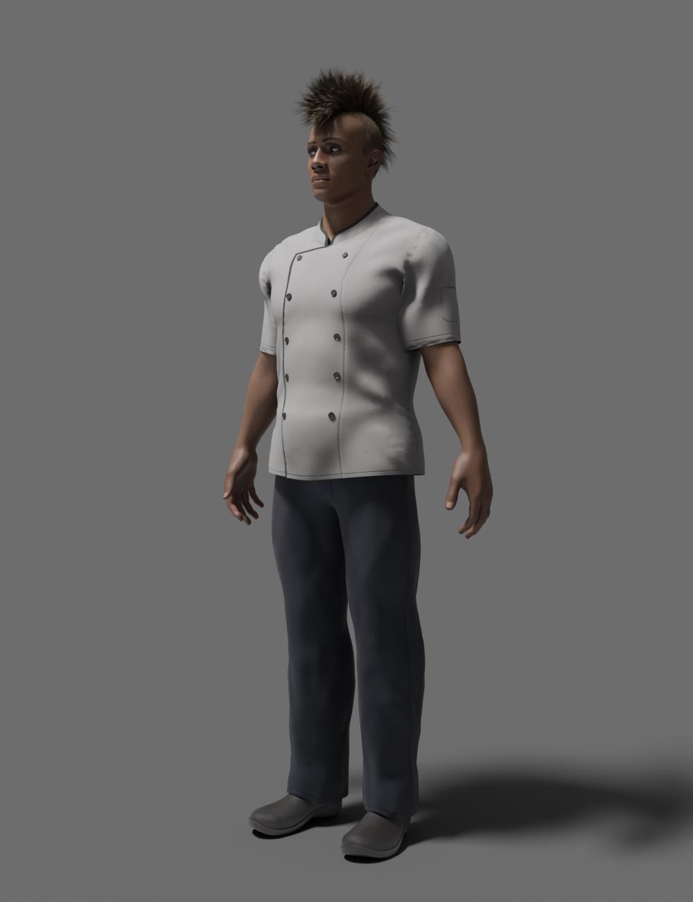 MPLX Ronald for Genesis 9-GLB by: Multiplex, 3D Models by Daz 3D