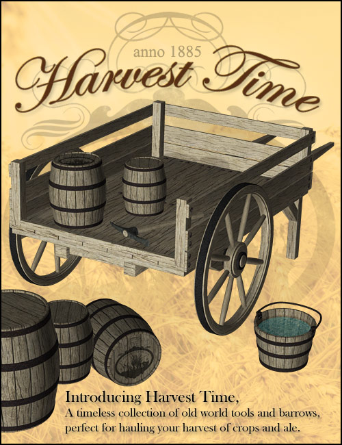 Harvest Time Bundle by: ForbiddenWhispersFWDesign, 3D Models by Daz 3D