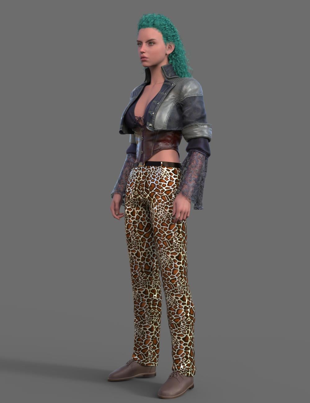 MPLX Lila for Genesis 9 by: Multiplex, 3D Models by Daz 3D