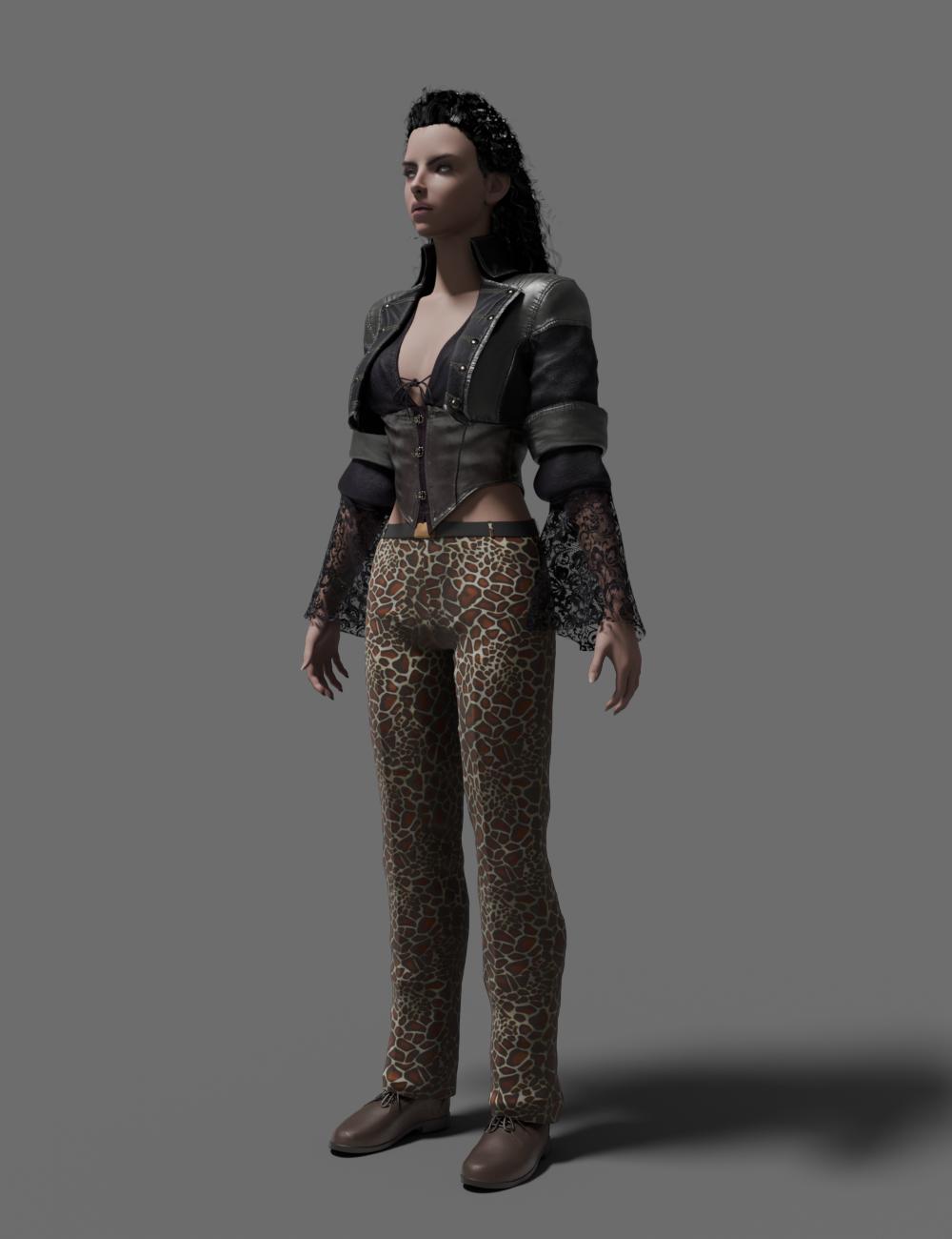 MPLX Lila for Genesis 9-GLB by: Multiplex, 3D Models by Daz 3D