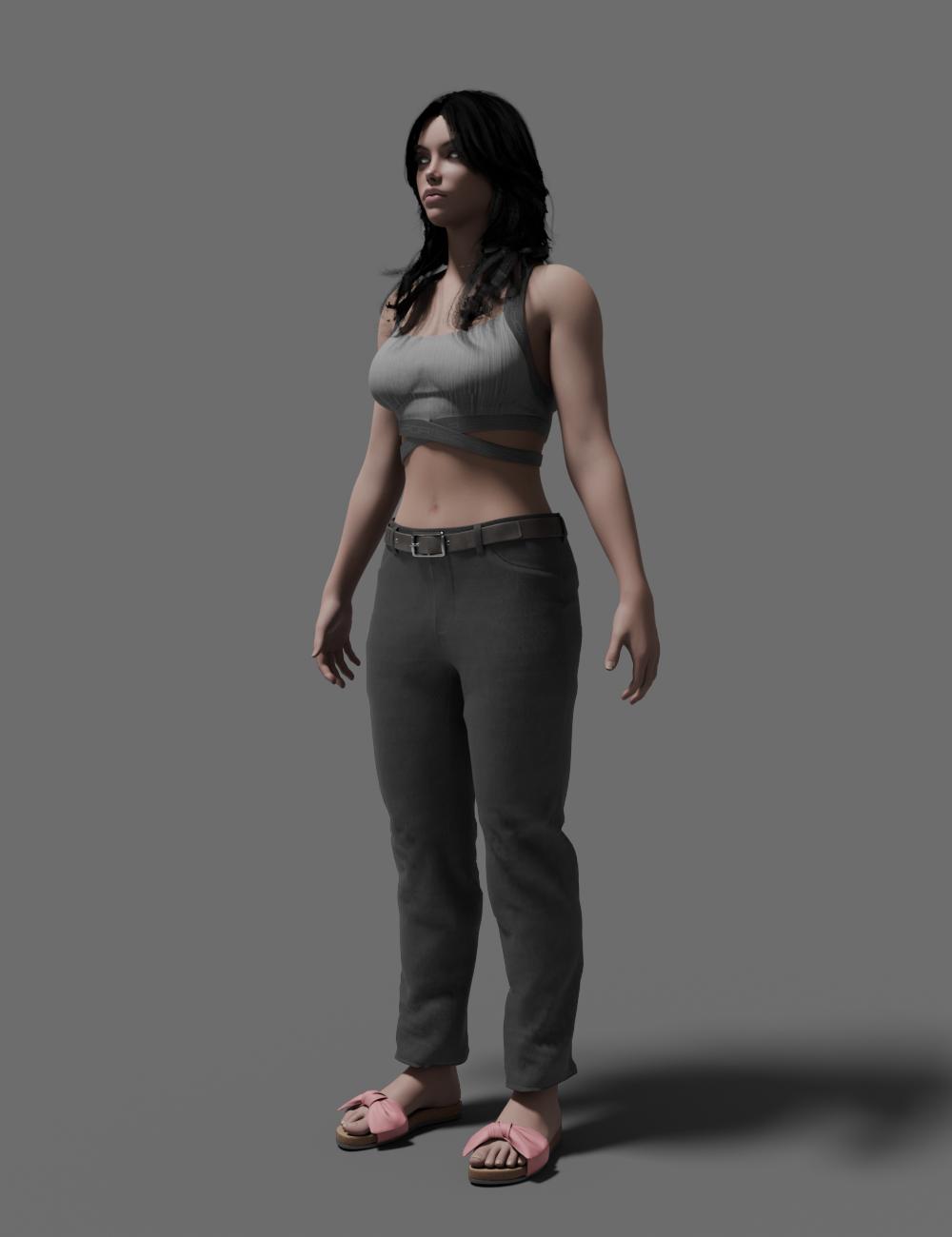 MPLX Chloe for Genesis 9-GLB by: Multiplex, 3D Models by Daz 3D