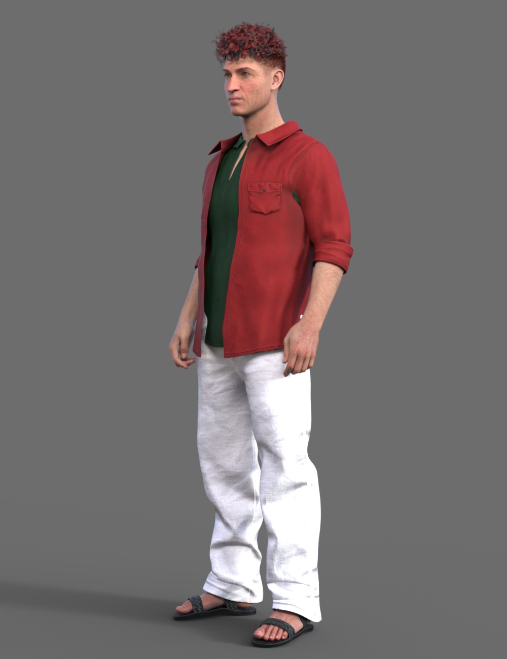 MPLX Phillip for Genesis 9 by: Multiplex, 3D Models by Daz 3D