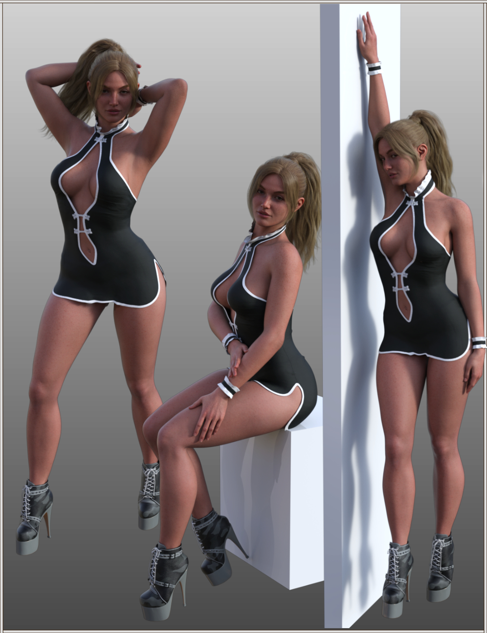 FG Small Photo Studio Poses for Genesis 9 Feminine by: IronmanFugazi1968, 3D Models by Daz 3D