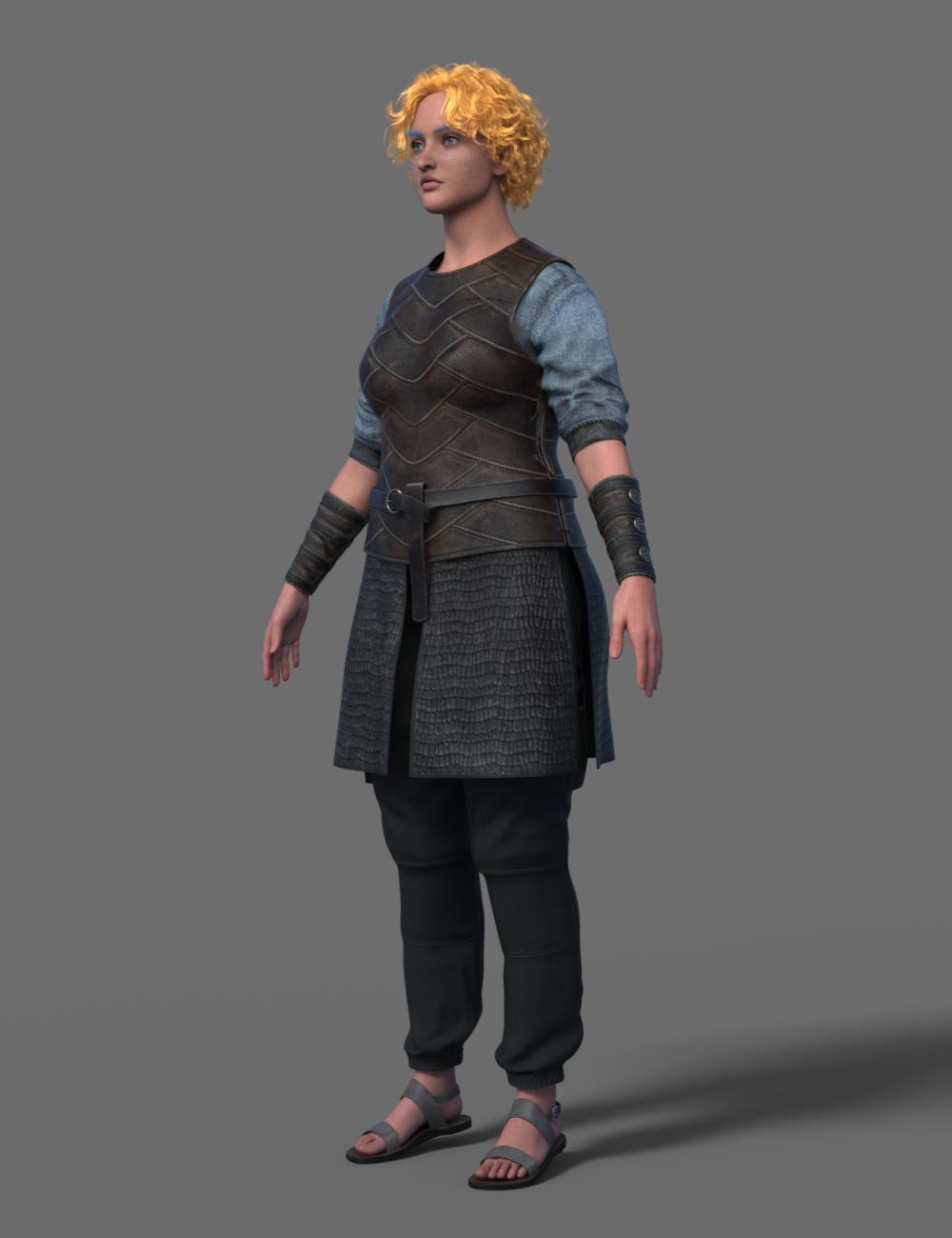 MPLX Hannah for Genesis 9 by: Multiplex, 3D Models by Daz 3D