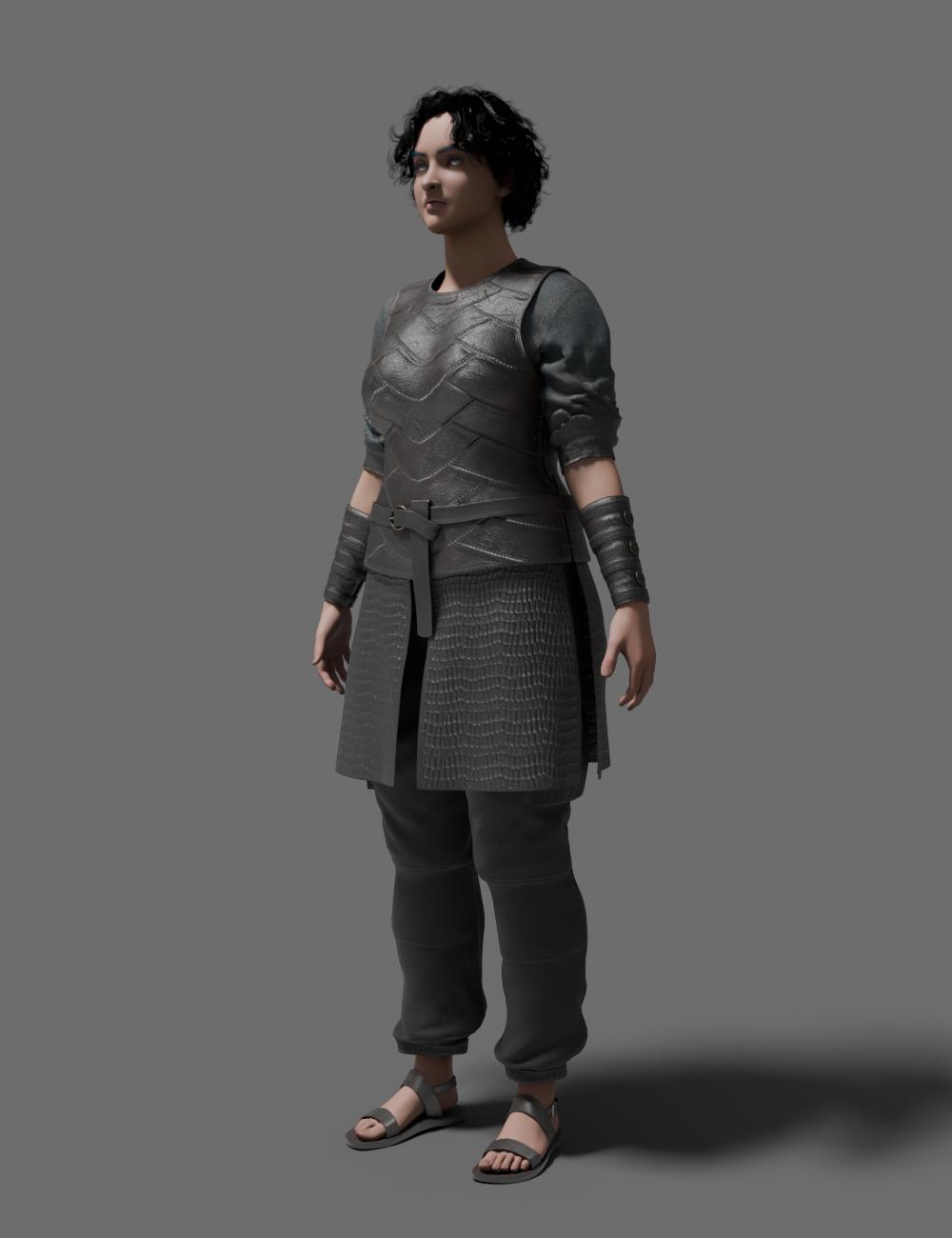 MPLX Hannah for Genesis 9-GLB by: Multiplex, 3D Models by Daz 3D