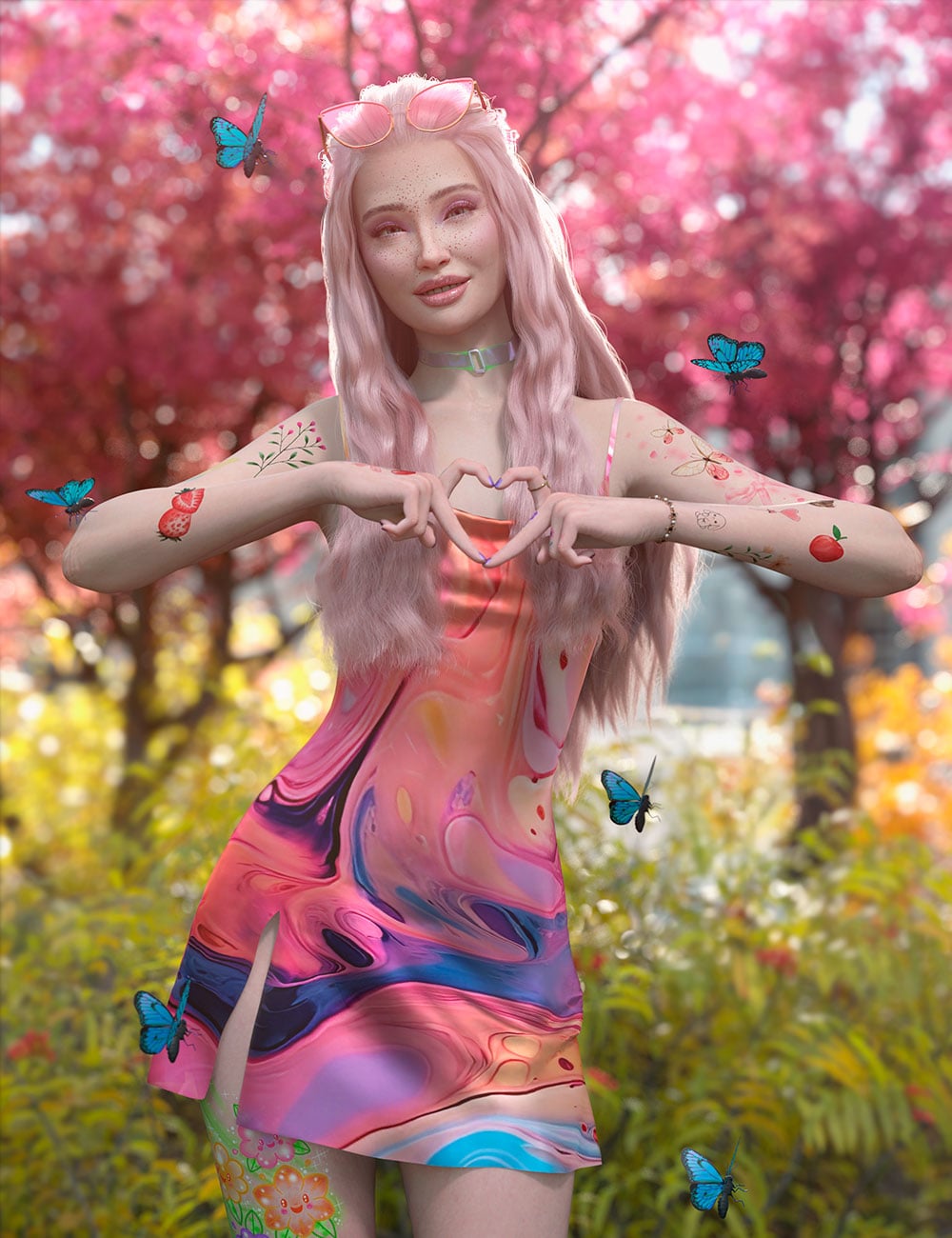 Whispers Of Love Poses for Genesis 9 by: 3D SugarCosmoXpressionFriendship Studio, 3D Models by Daz 3D