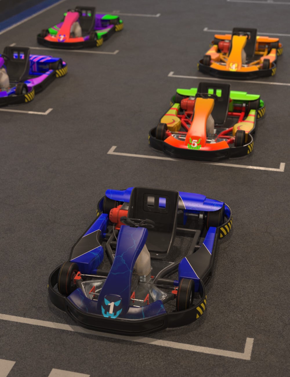 IA Racing Kart by: ile-avalon, 3D Models by Daz 3D