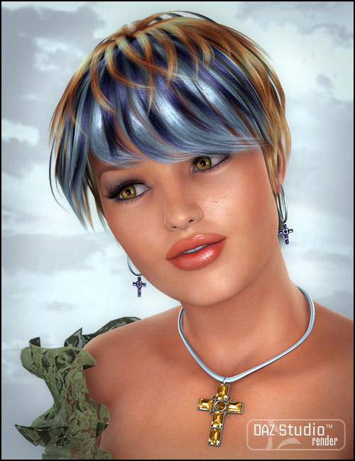 Tequila Hair by: , 3D Models by Daz 3D