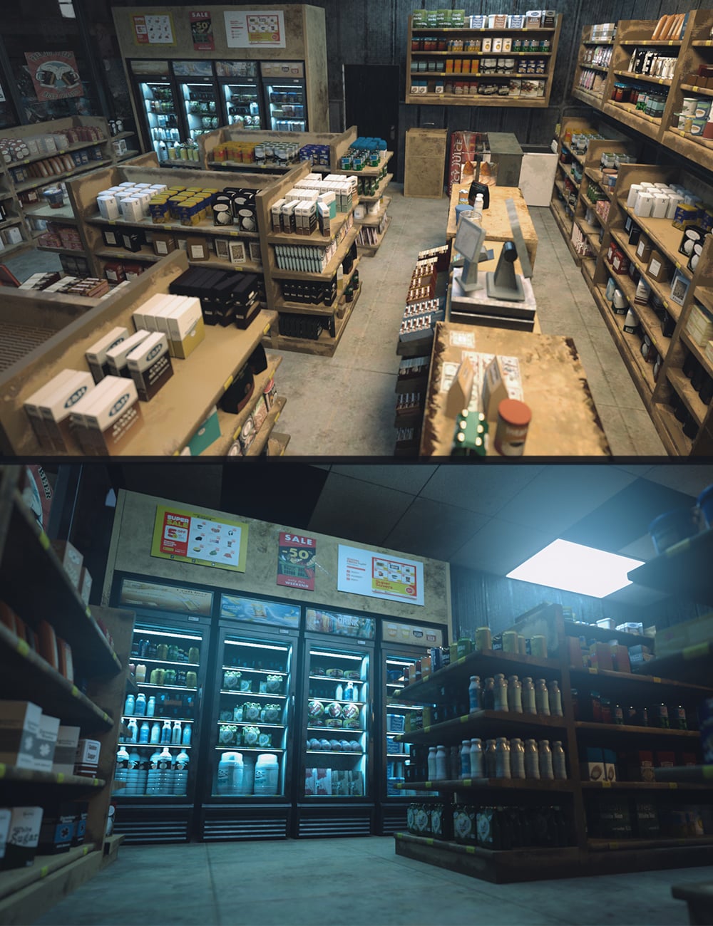 Polish Urban Convenience Store by: Polish, 3D Models by Daz 3D