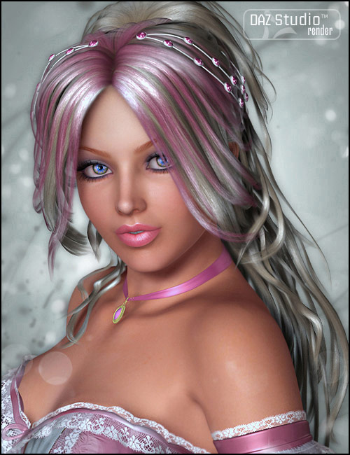 Melody Hair by: , 3D Models by Daz 3D