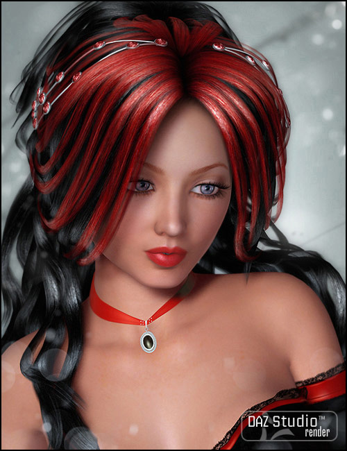 Melody Hair by: , 3D Models by Daz 3D