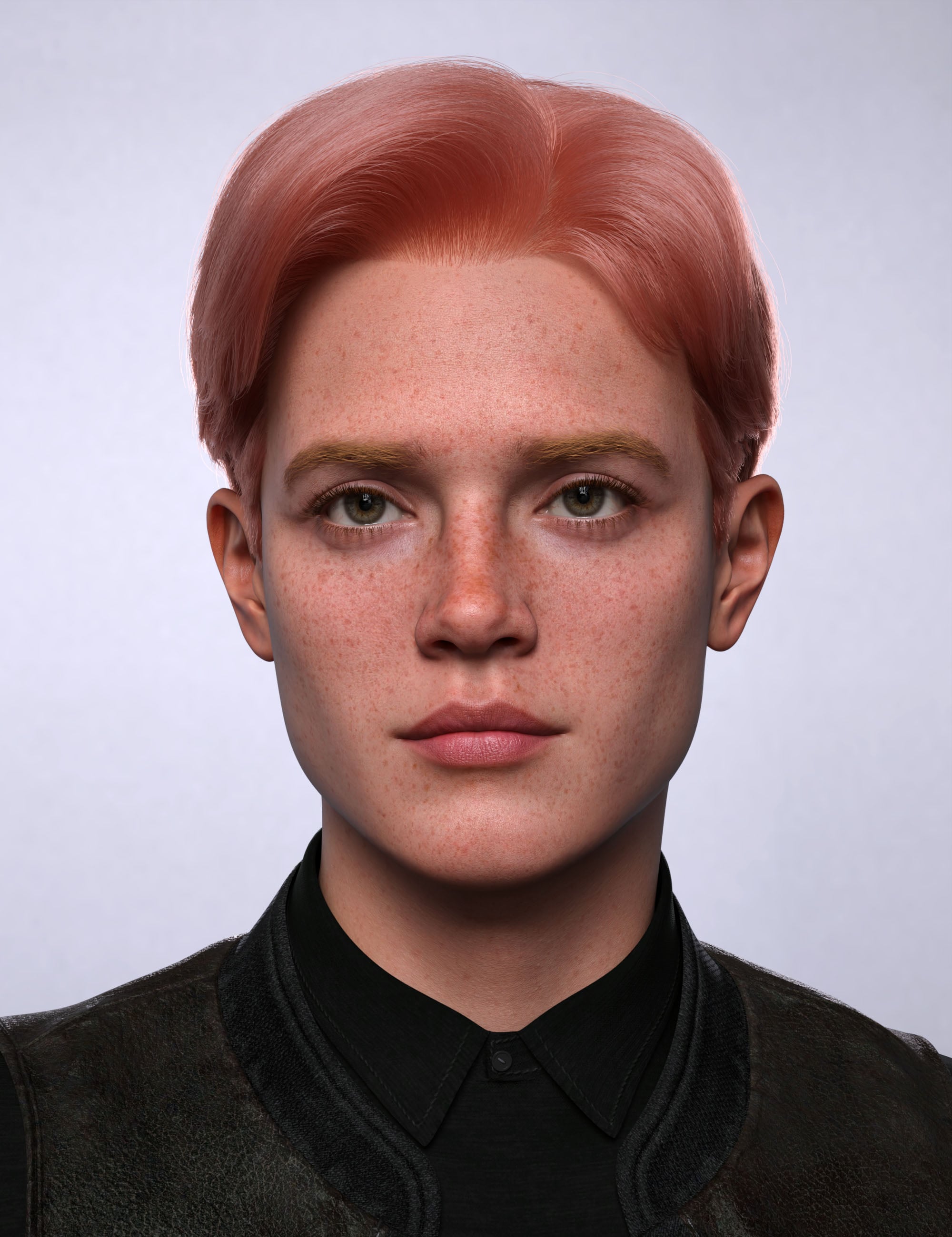 AK Suave Hair for Genesis 9 by: Art Ken, 3D Models by Daz 3D