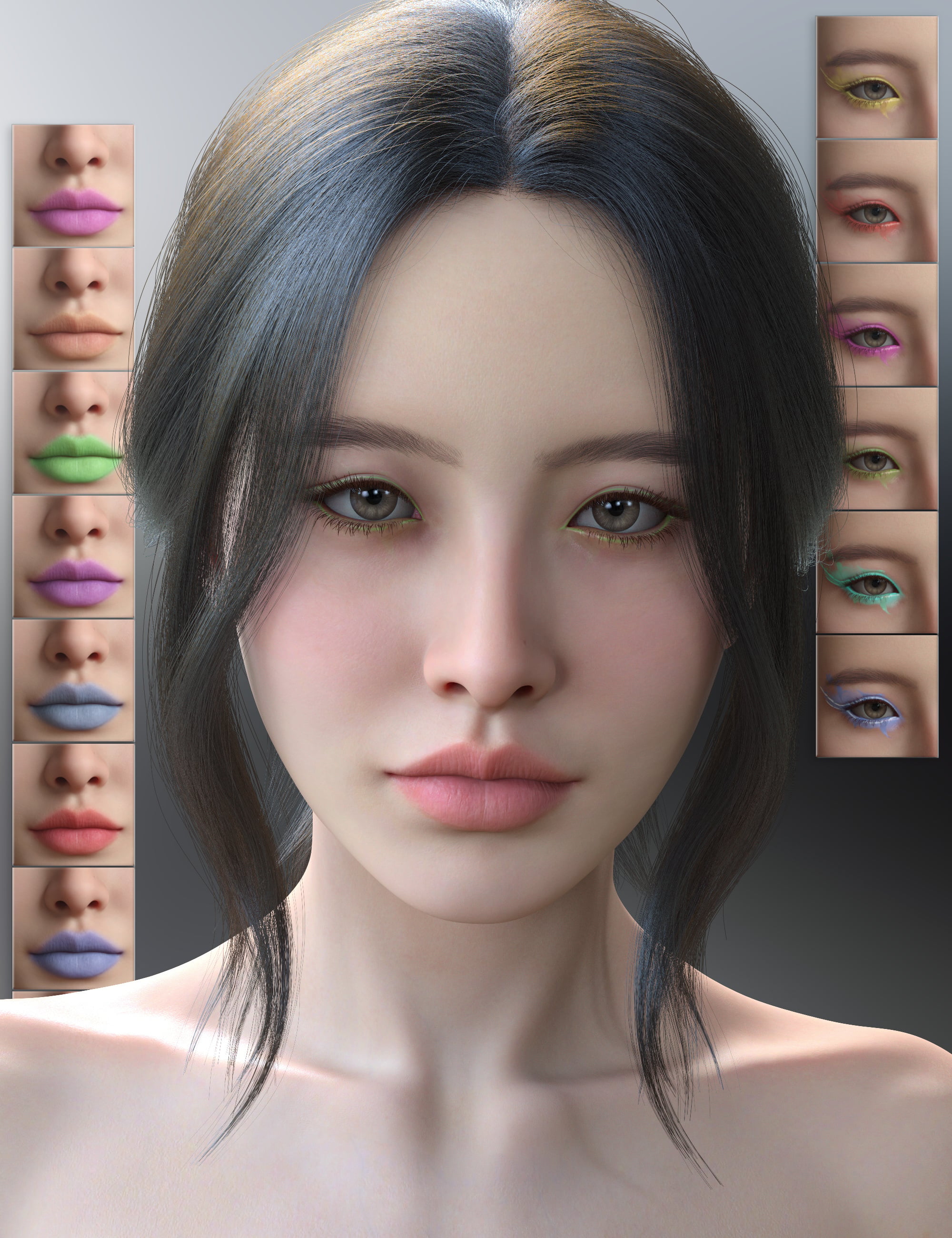 Vo Lox HD for Genesis 9 by: VOOTW, 3D Models by Daz 3D