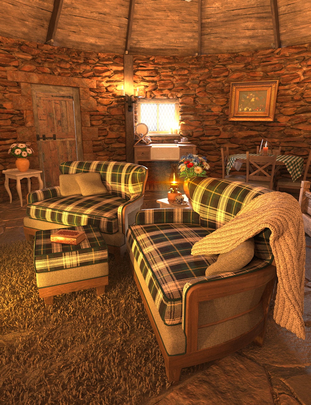 The Highland Retreat Props by: Merlin Studios, 3D Models by Daz 3D