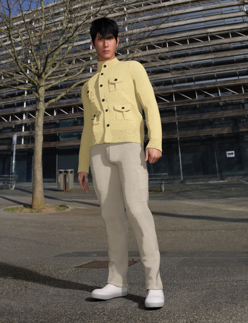 DZ dForce Yukon Casual for Genesis 9 by: DZheng, 3D Models by Daz 3D