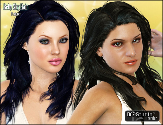 Reby Sky Elite Hair Textures by: , 3D Models by Daz 3D