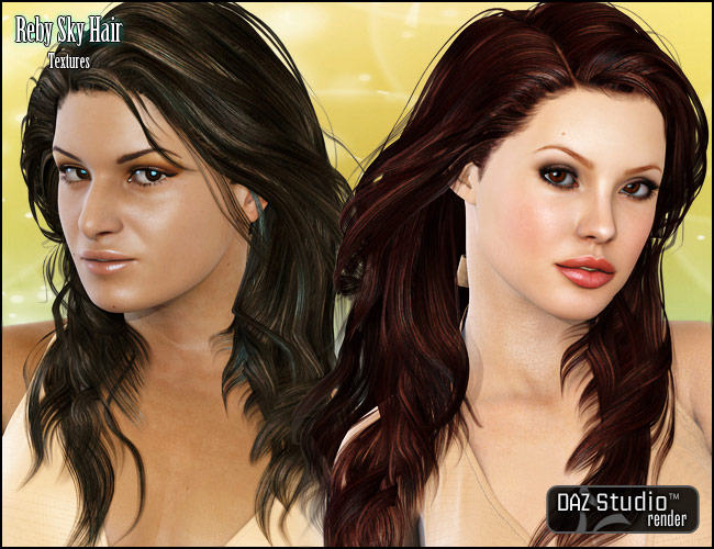 Reby Sky Elite Hair Textures Reby Sky Elite Hair Textures by: , 3D Models by Daz 3D