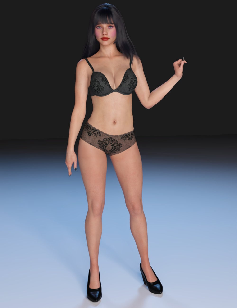 FG Lacey Lingerie for Genesis 9 Feminine by: IronmanFugazi1968, 3D Models by Daz 3D